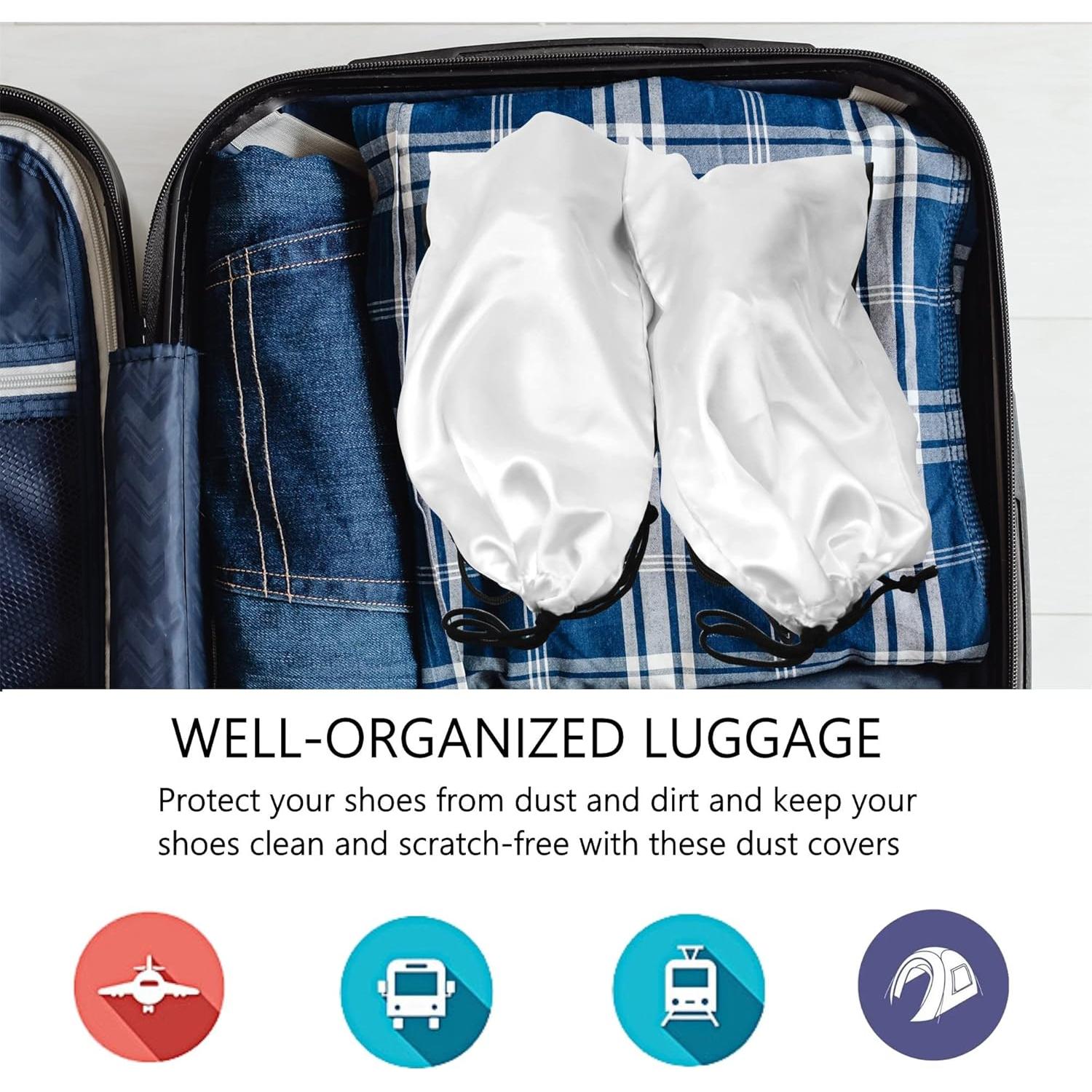 Bolsas para Zapatos de Viaje GONGKANGYUAN - 4 Piezas 45x20cm