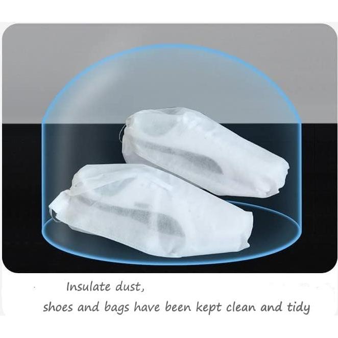 Bolsa de viaje ecológica Gladiolus hybridus 30cm x 40cm para zapatos