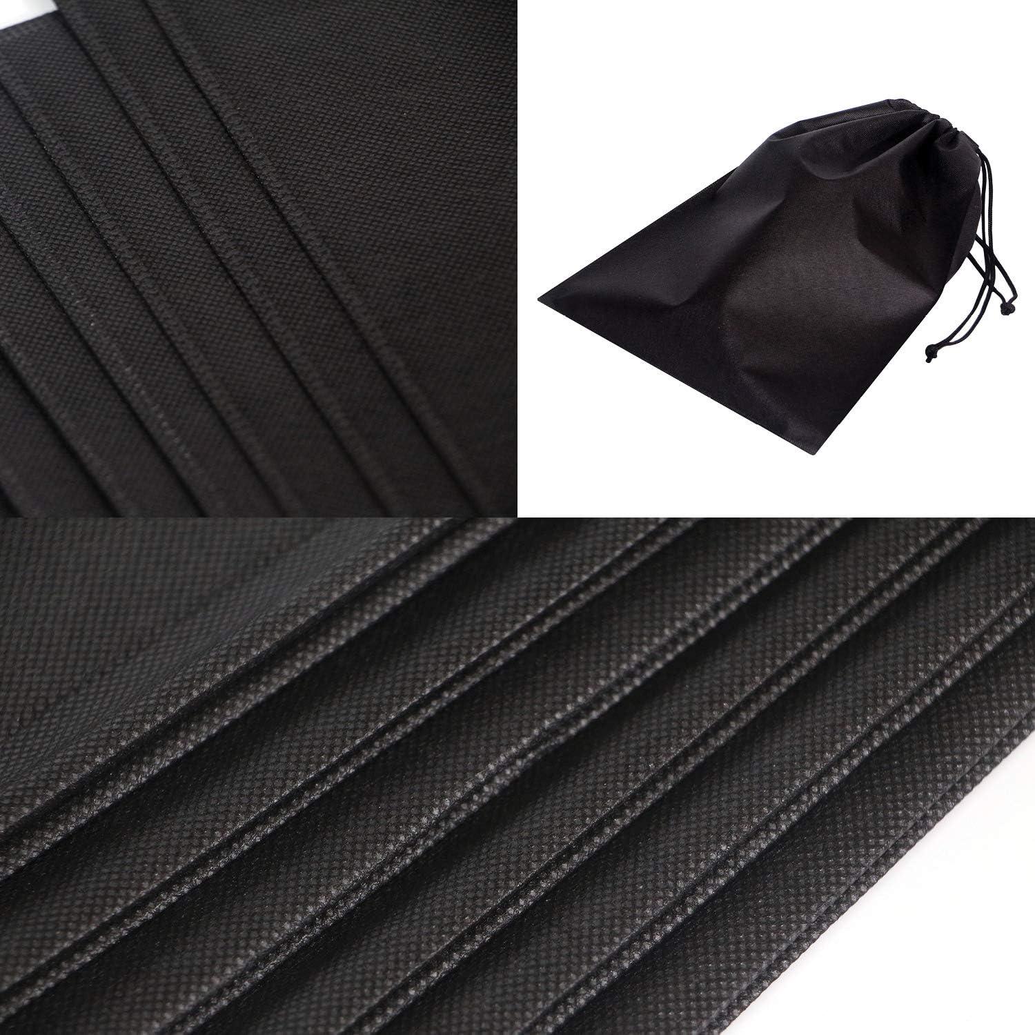 Juego de 10 bolsas de zapatos jumbo no tejidas para viaje 45x35cm