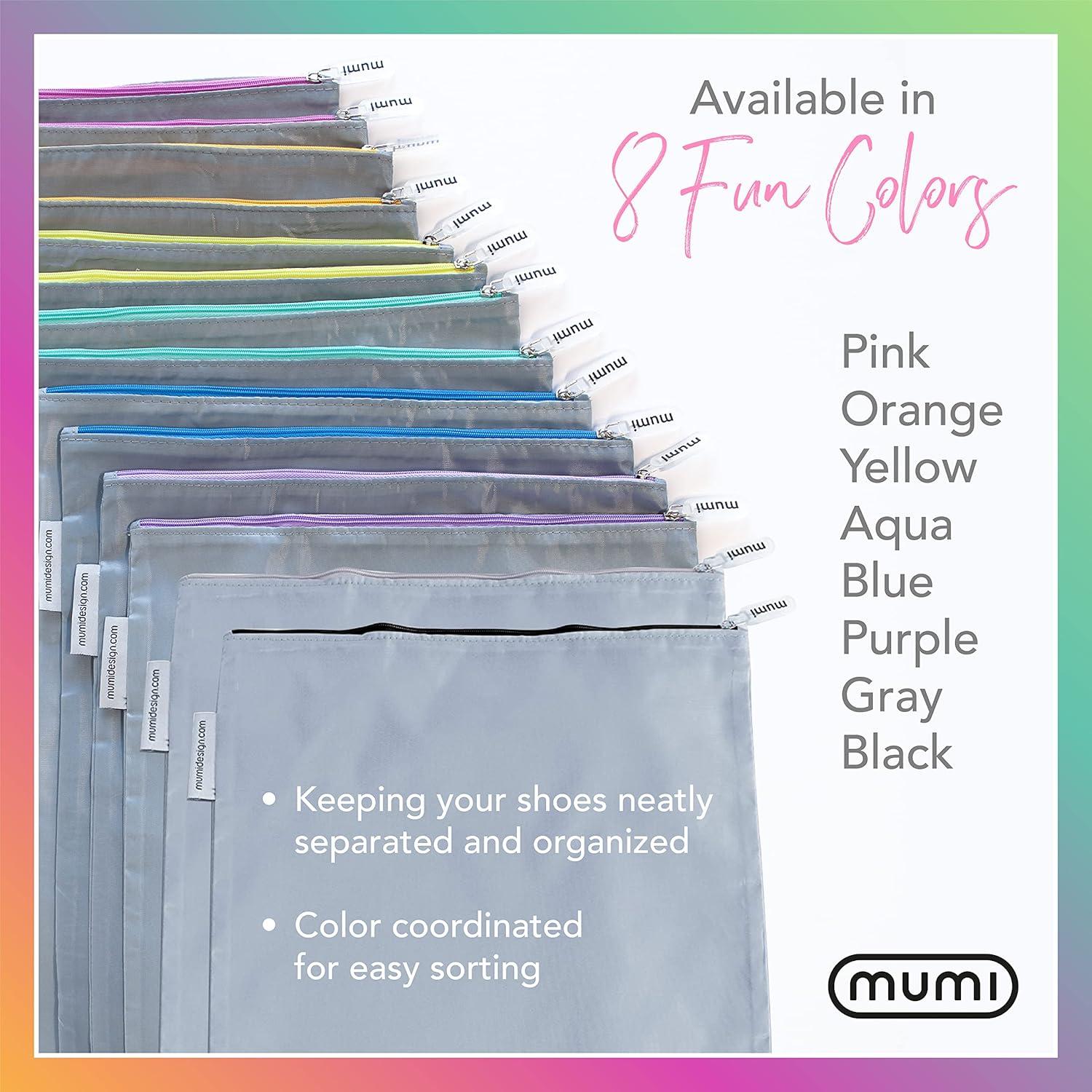 Bolsas de Zapatos de Viaje MUMI - Set de 2 Impermeables Azul