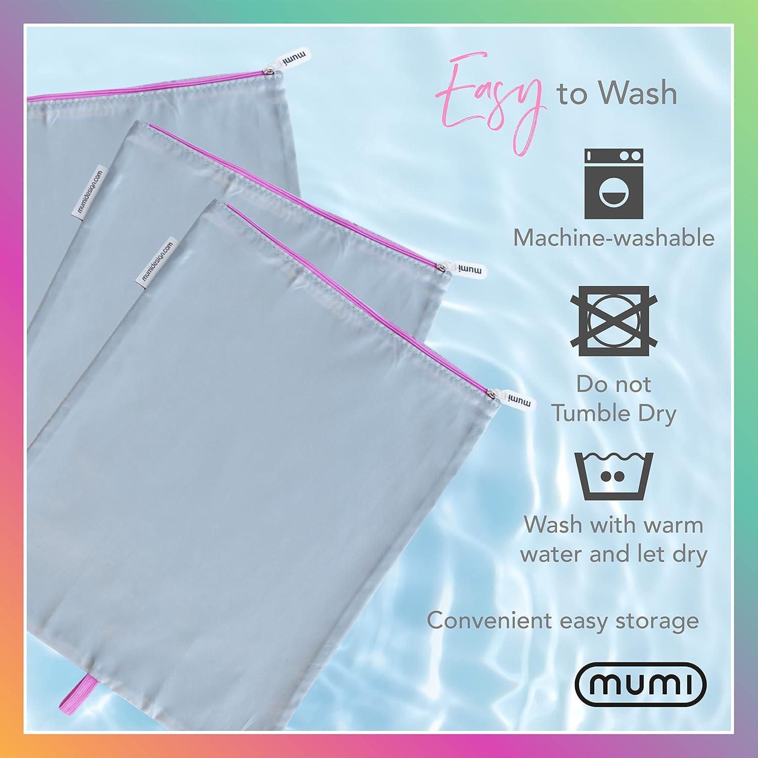 Bolsas de Zapatos de Viaje MUMI - Set de 2 Impermeables Azul