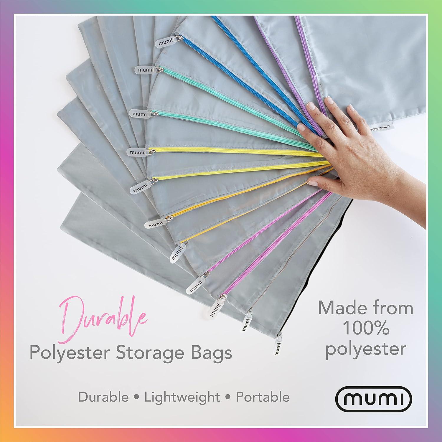 Bolsas de Zapatos de Viaje MUMI - Set de 2 Impermeables Azul