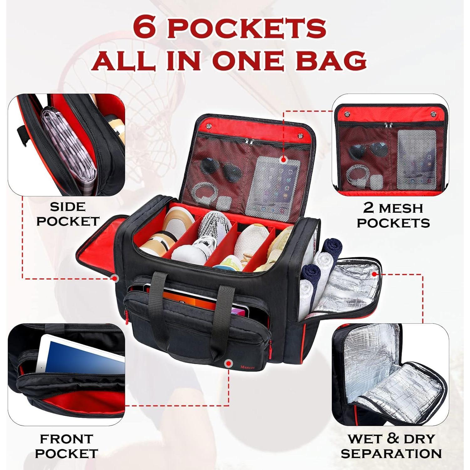 Bolsa de Zapatillas Mancro 6102 para 4 Pares con Aislante