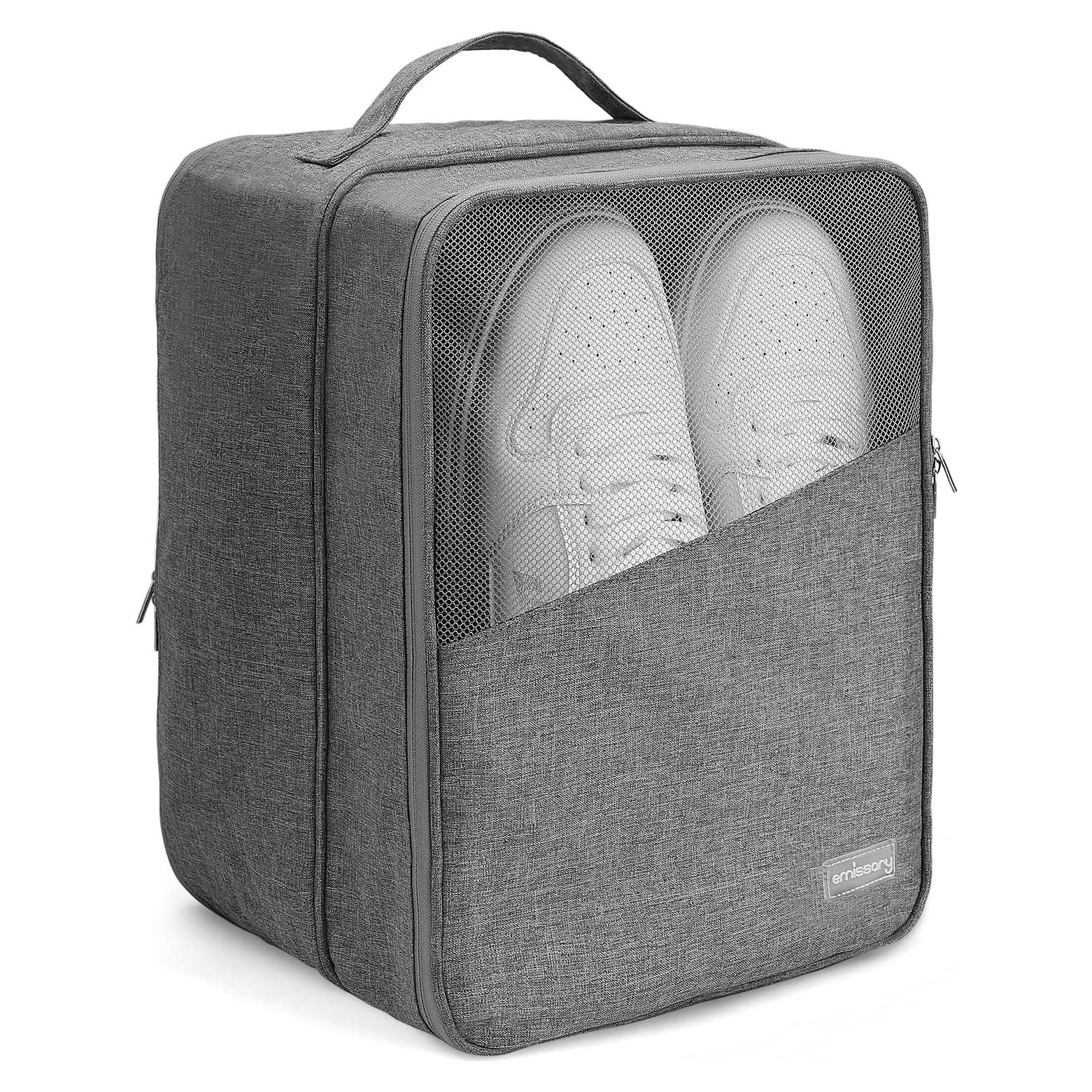 Bolsa de Zapatos Impermeable Emissary Grande Gris - 3 Pares