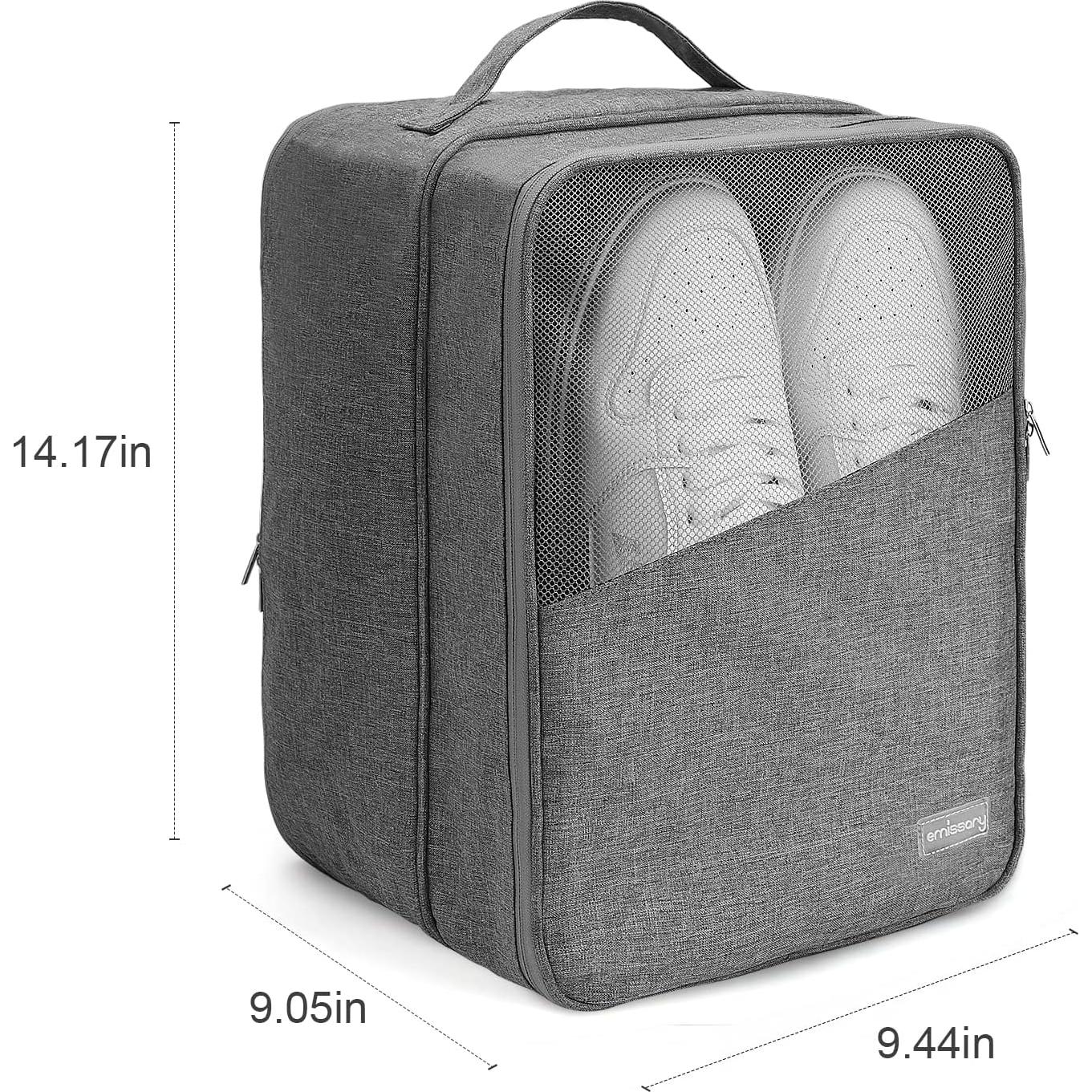 Bolsa de Zapatos Impermeable Emissary Grande Gris - 3 Pares