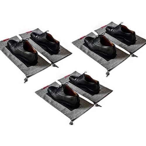 Bolsas para zapatos LeanTravel, juego de 6, malla transpirable