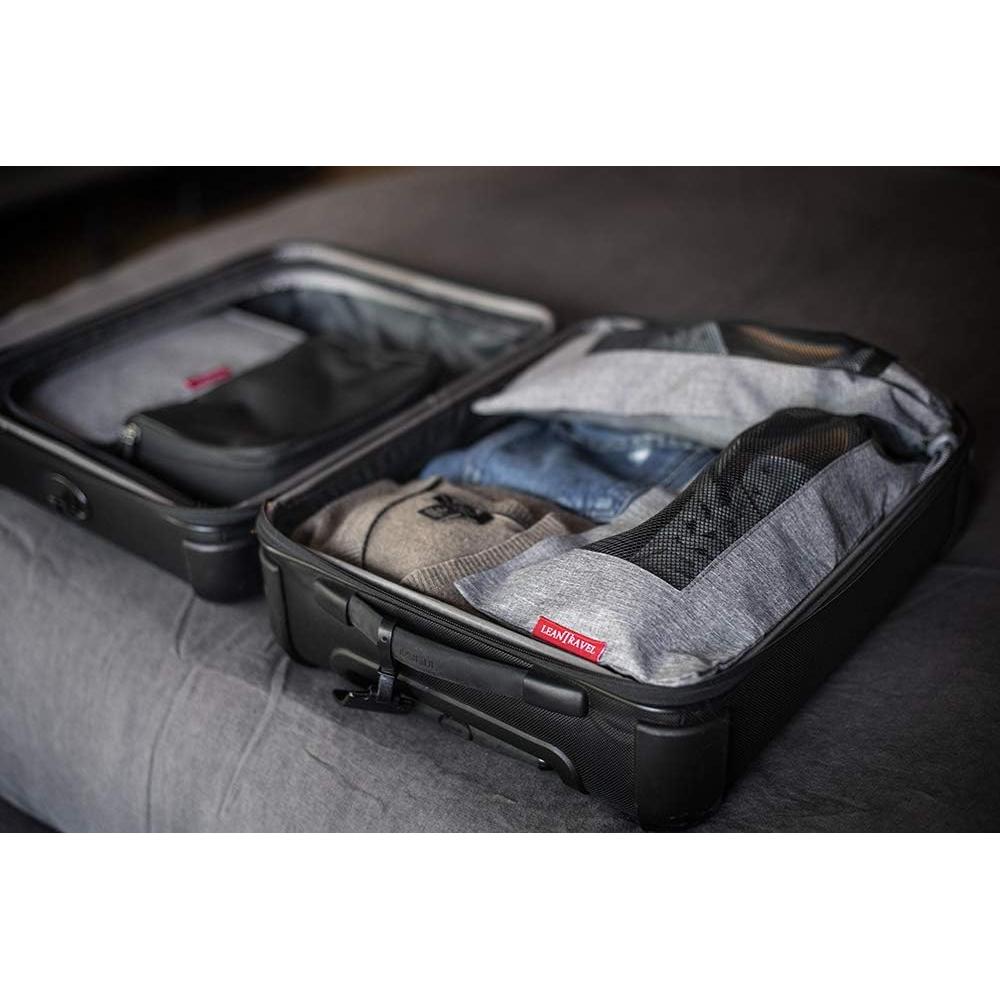 Bolsas para zapatos LeanTravel, juego de 6, malla transpirable