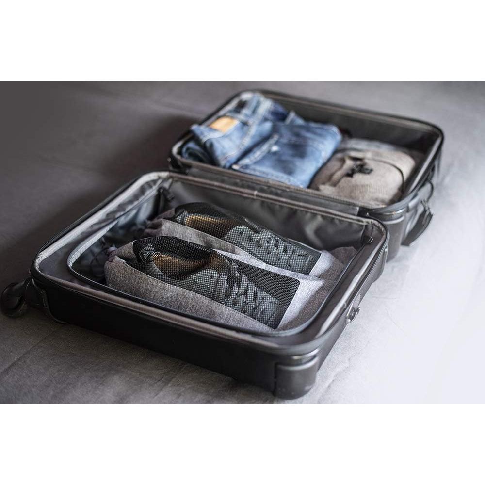 Bolsas para zapatos LeanTravel, juego de 6, malla transpirable