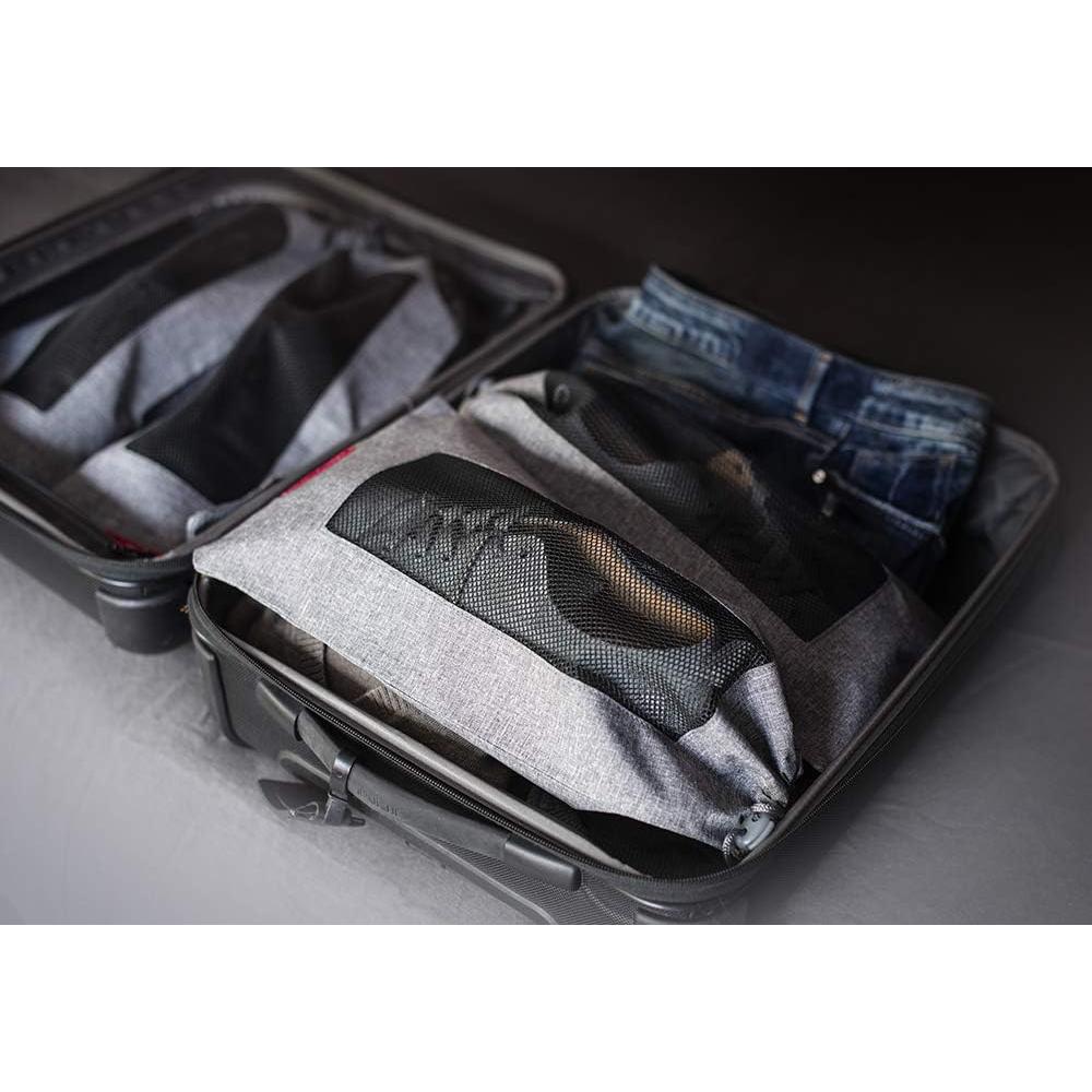 Bolsas para zapatos LeanTravel, juego de 6, malla transpirable