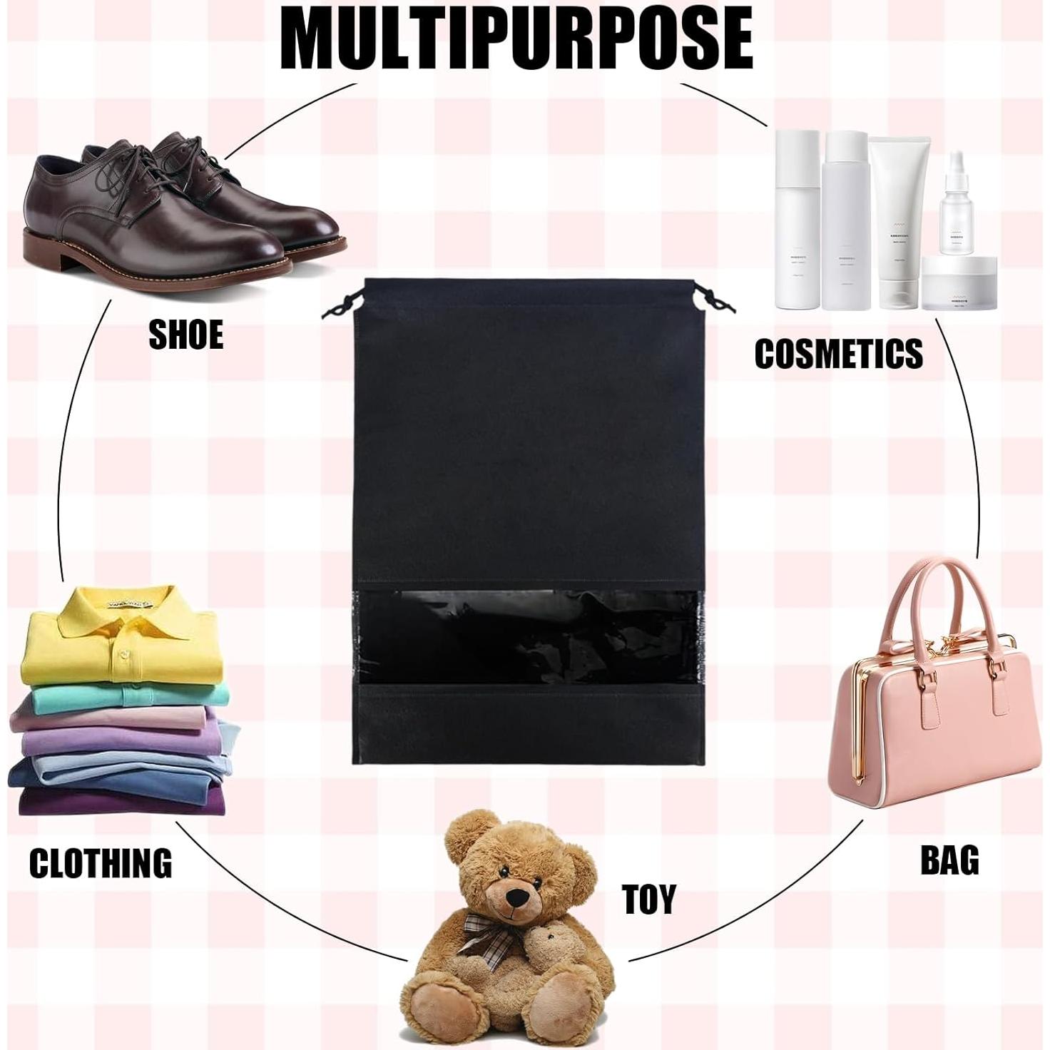 Bolsas para Zapatos de Viaje 12PCS - Organizador Portátil 33x44cm