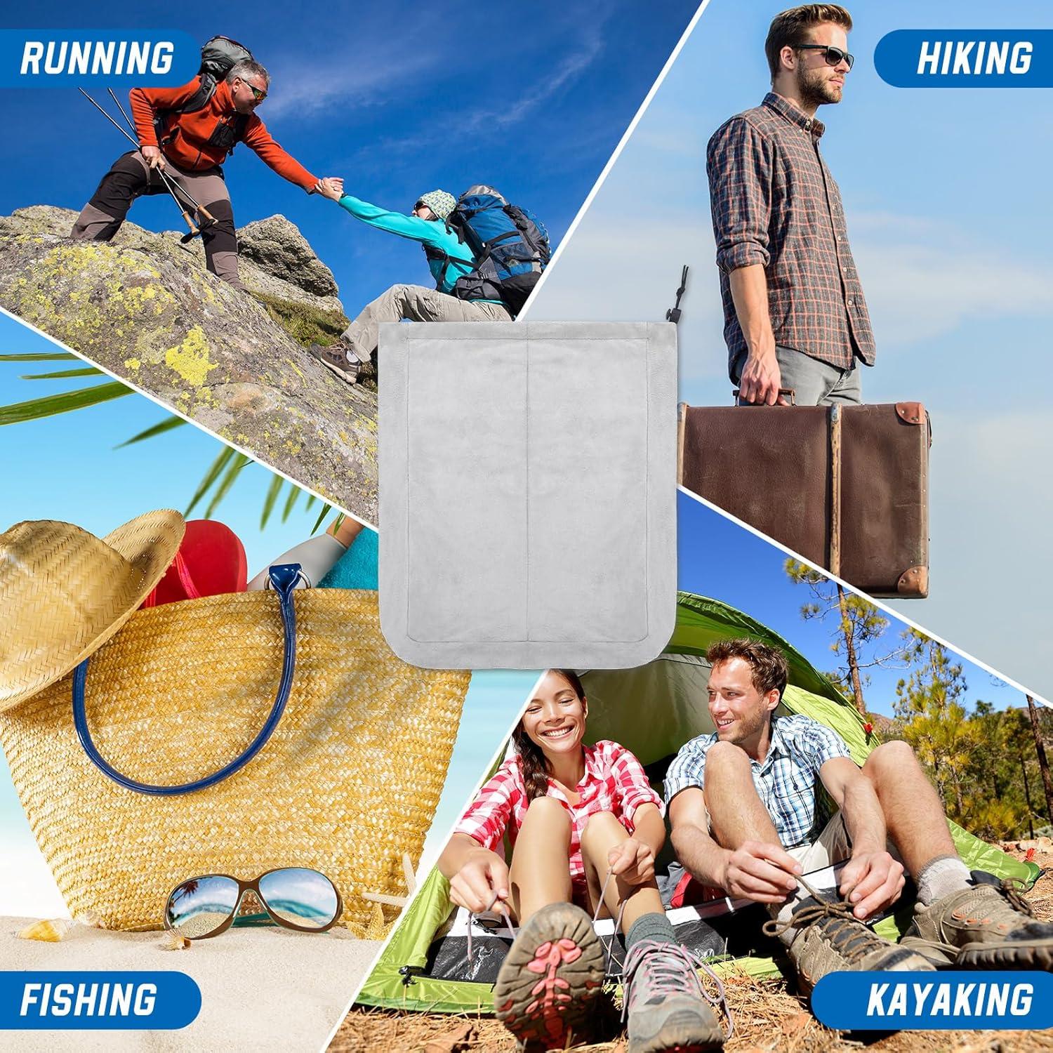 4 Bolsas de Zapatos de Viaje Bulyoou Gris con Divisor