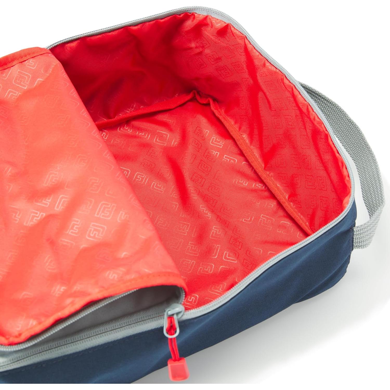 Bolsa de Zapatos de Nylon FootJoy Gris/Navy 24.1x33x12.7 cm