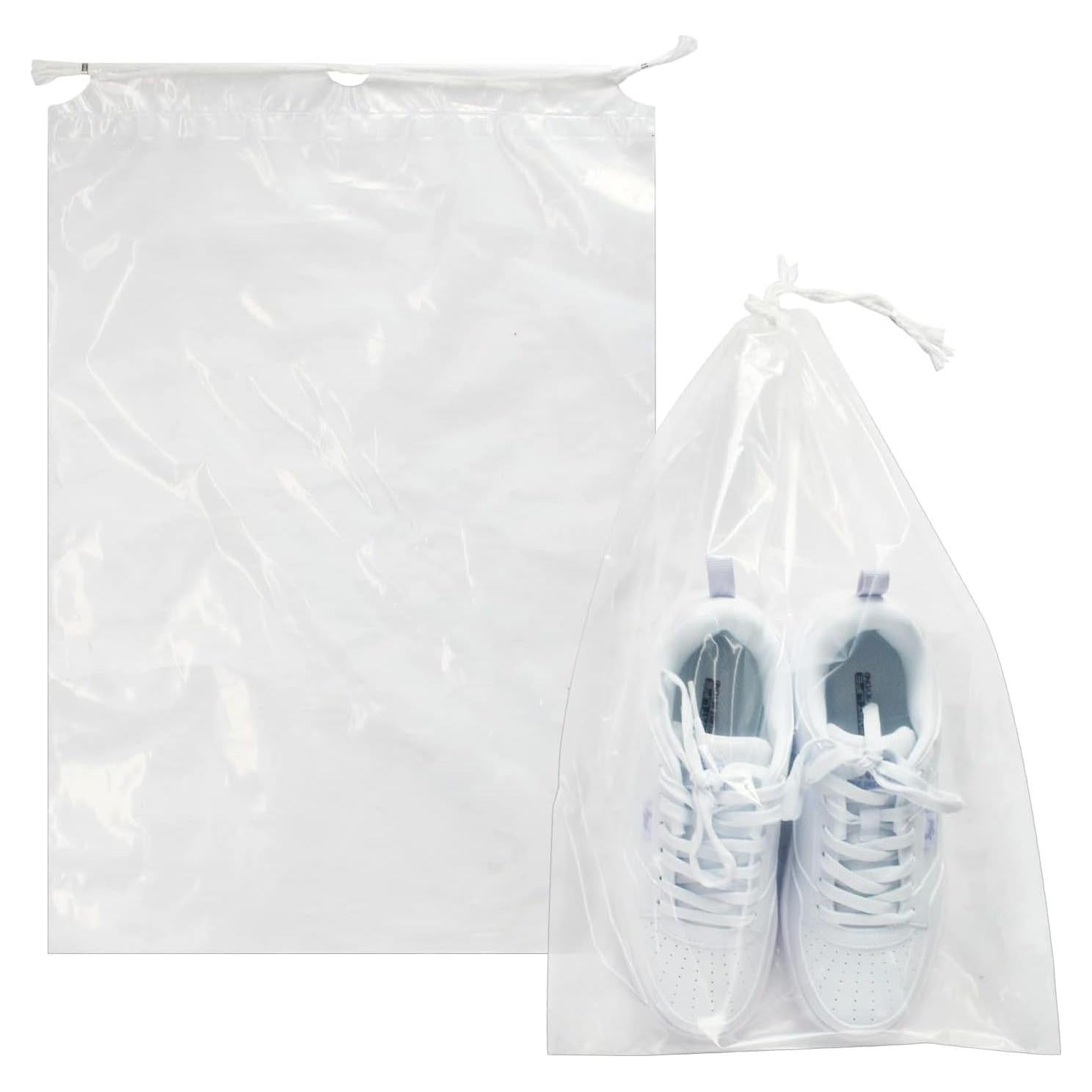 Paquete de 100 bolsas de plástico Belinlen 30.5x45.6 cm con cordón