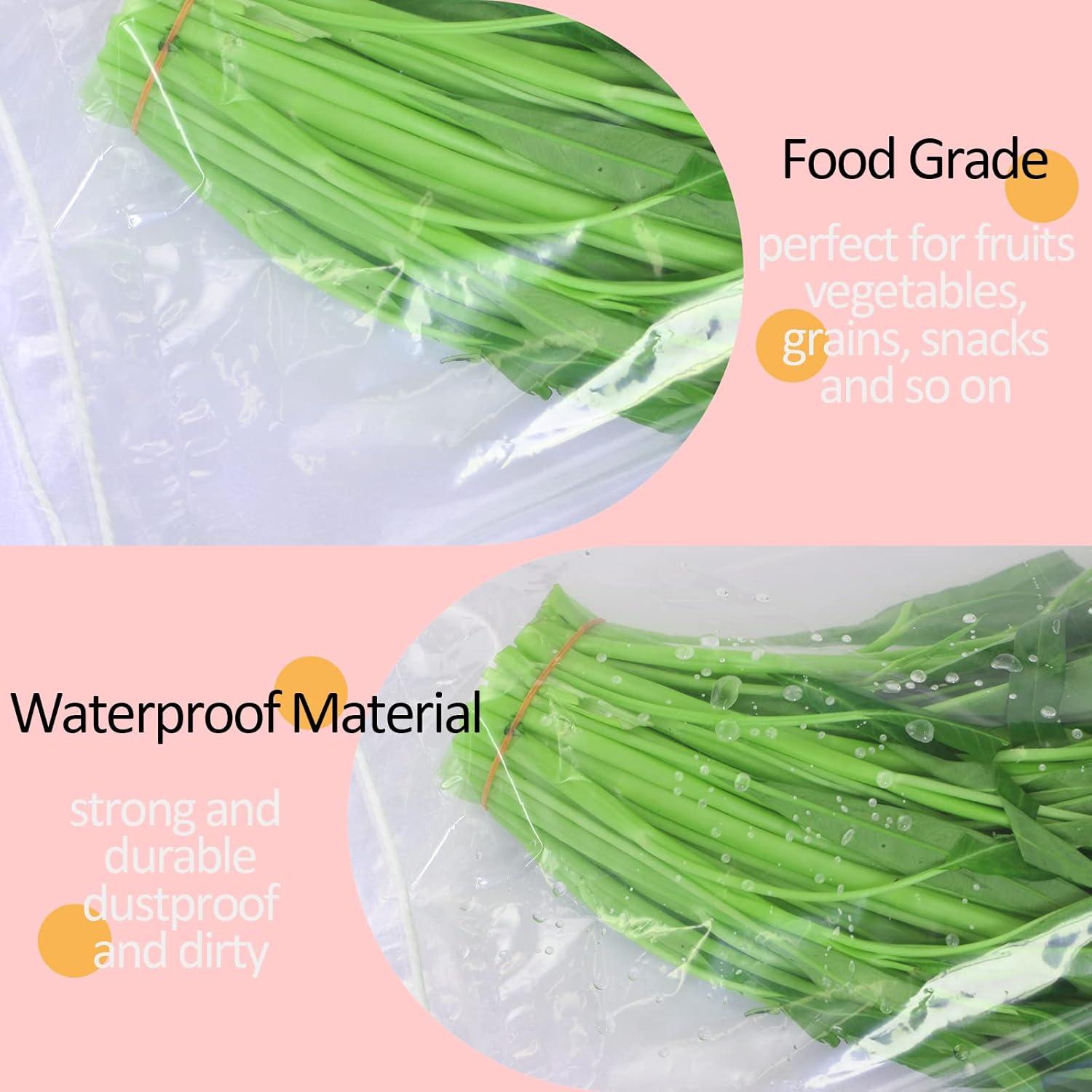 Paquete de 100 bolsas de plástico Belinlen 30.5x45.6 cm con cordón