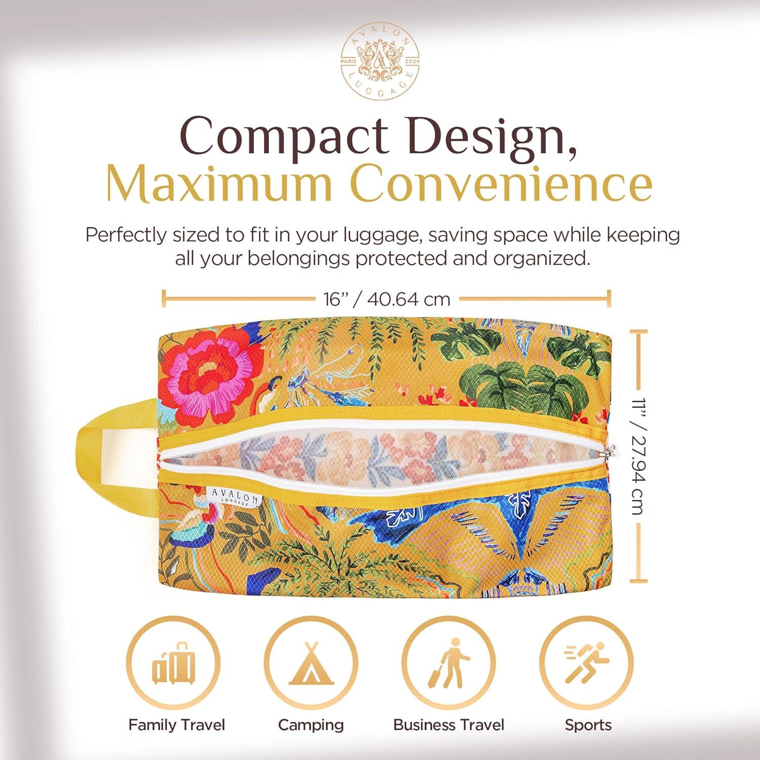 Bolsa para Zapatos de Viaje Avalon - Organizador Impermeable 24.3x14x4.2 cm