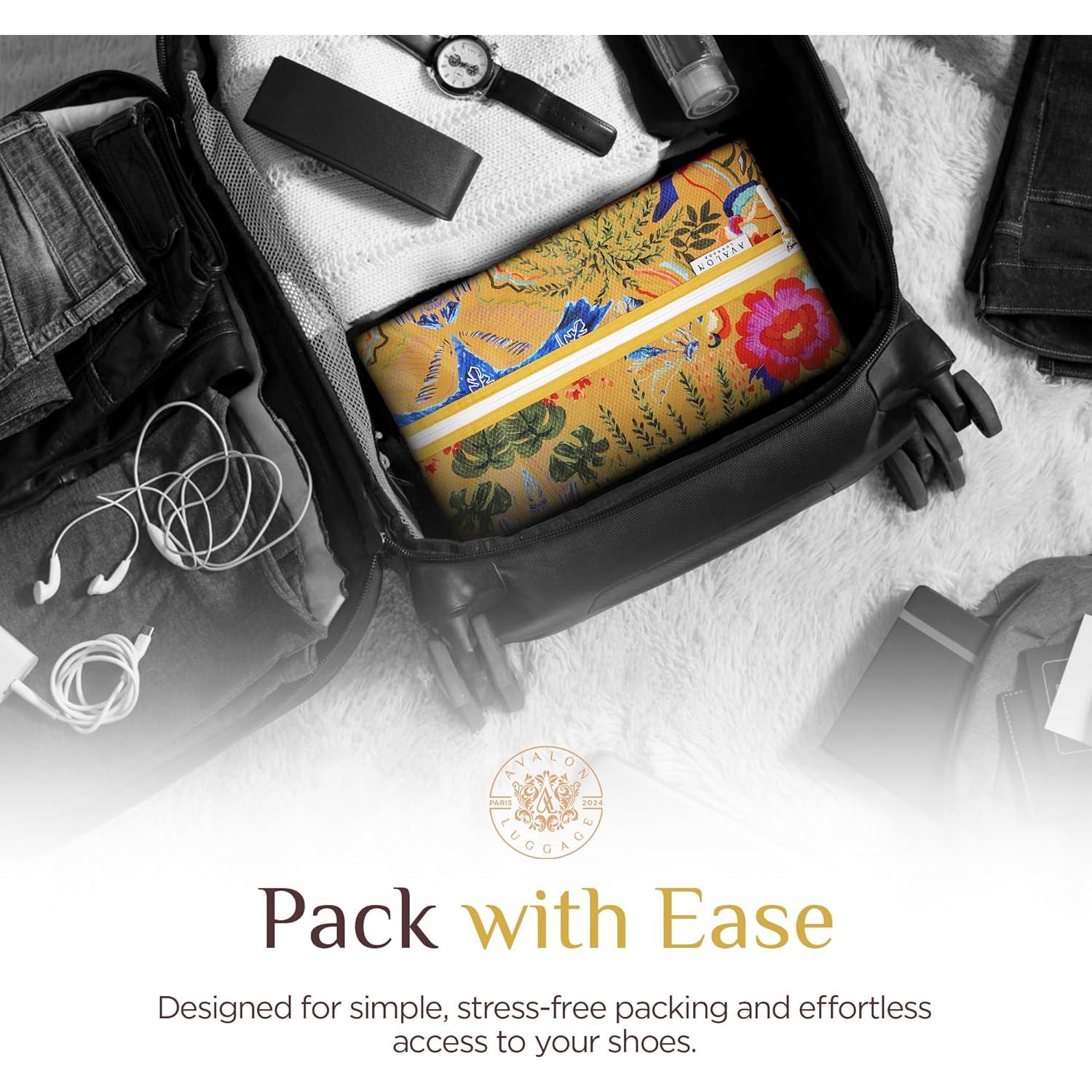 Bolsa para Zapatos de Viaje Avalon - Organizador Impermeable 24.3x14x4.2 cm