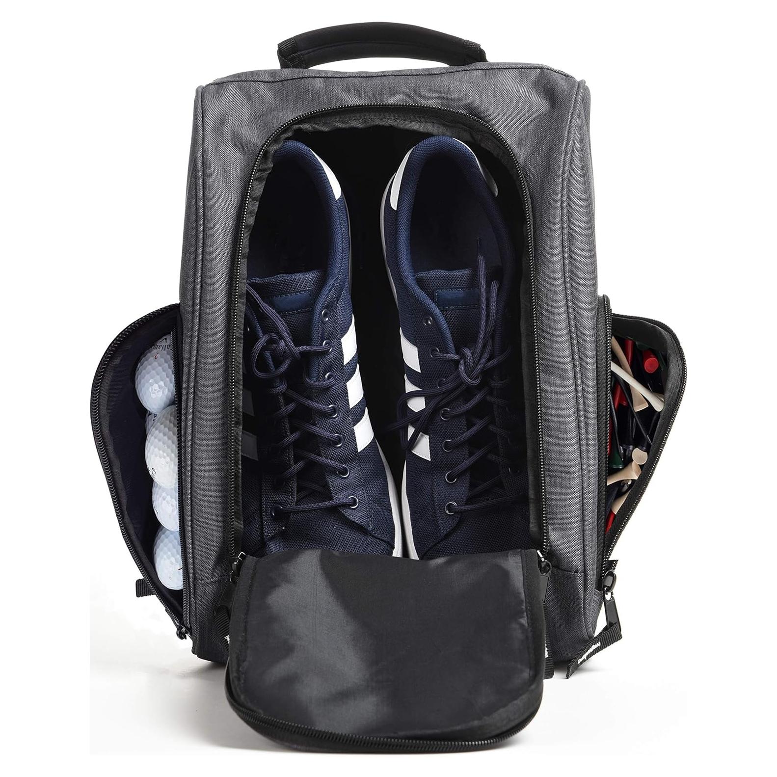 Bolsa para Zapatos de Golf Athletico Gris con Ventilación