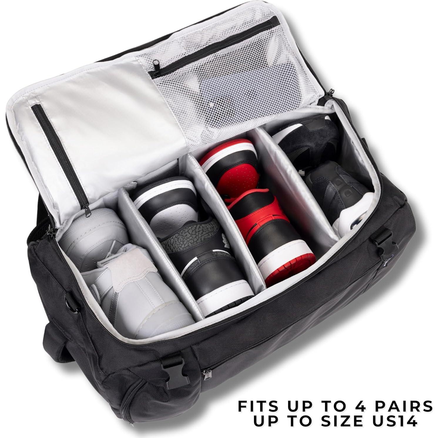 Bolsa de Viaje Premium Athletico SneakerBox para Zapatillas - Negro