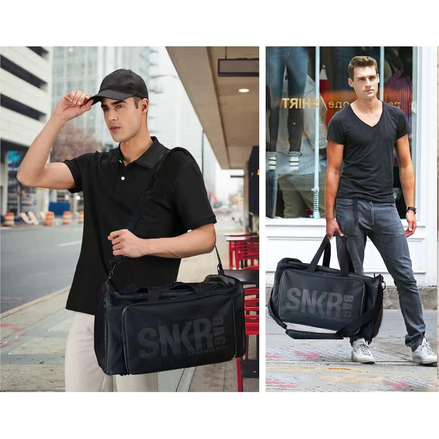 Bolsa de Viaje para Zapatillas Impermeable Negro - 4 Pares