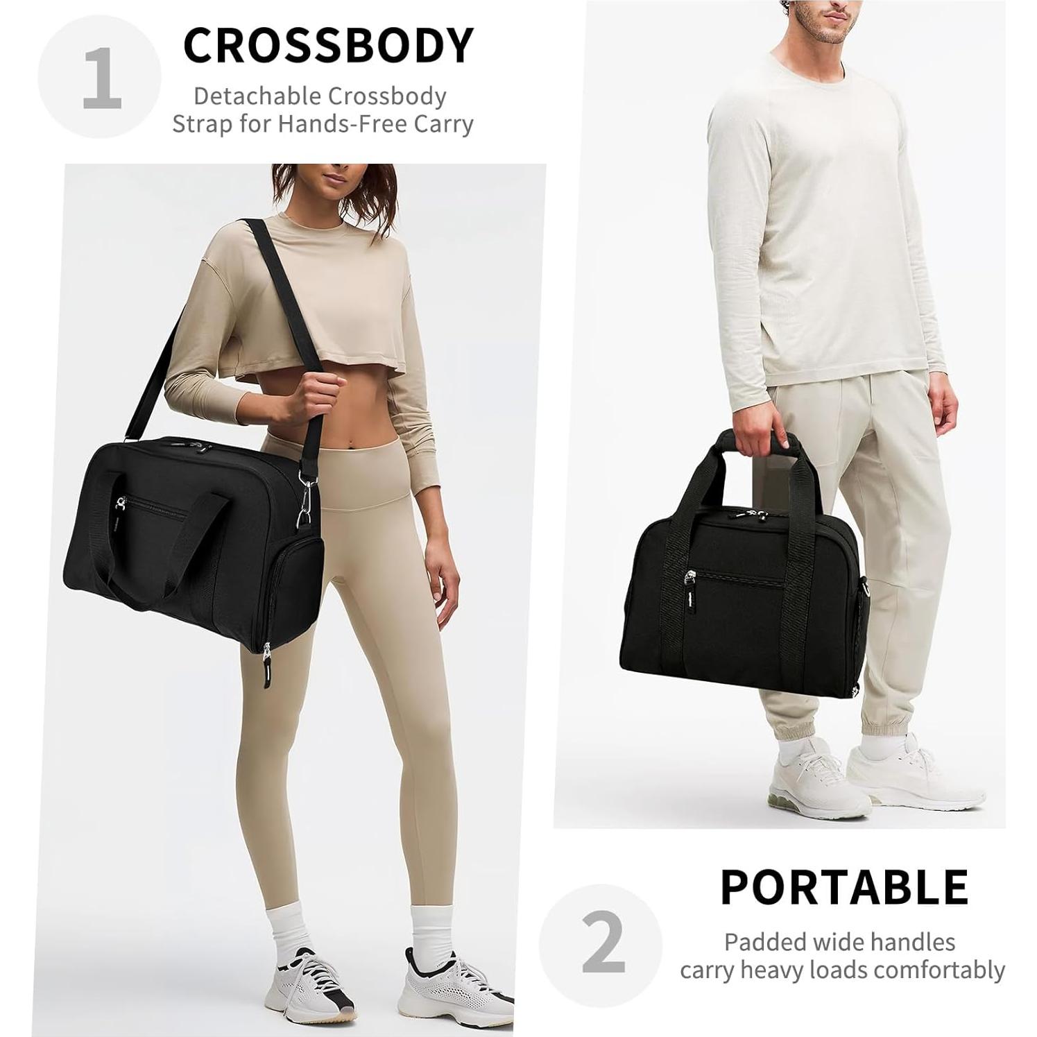 Bolsa de Gimnasio Duffle Mini SeaRock 36x20x25 cm con Compartimento para Zapatos