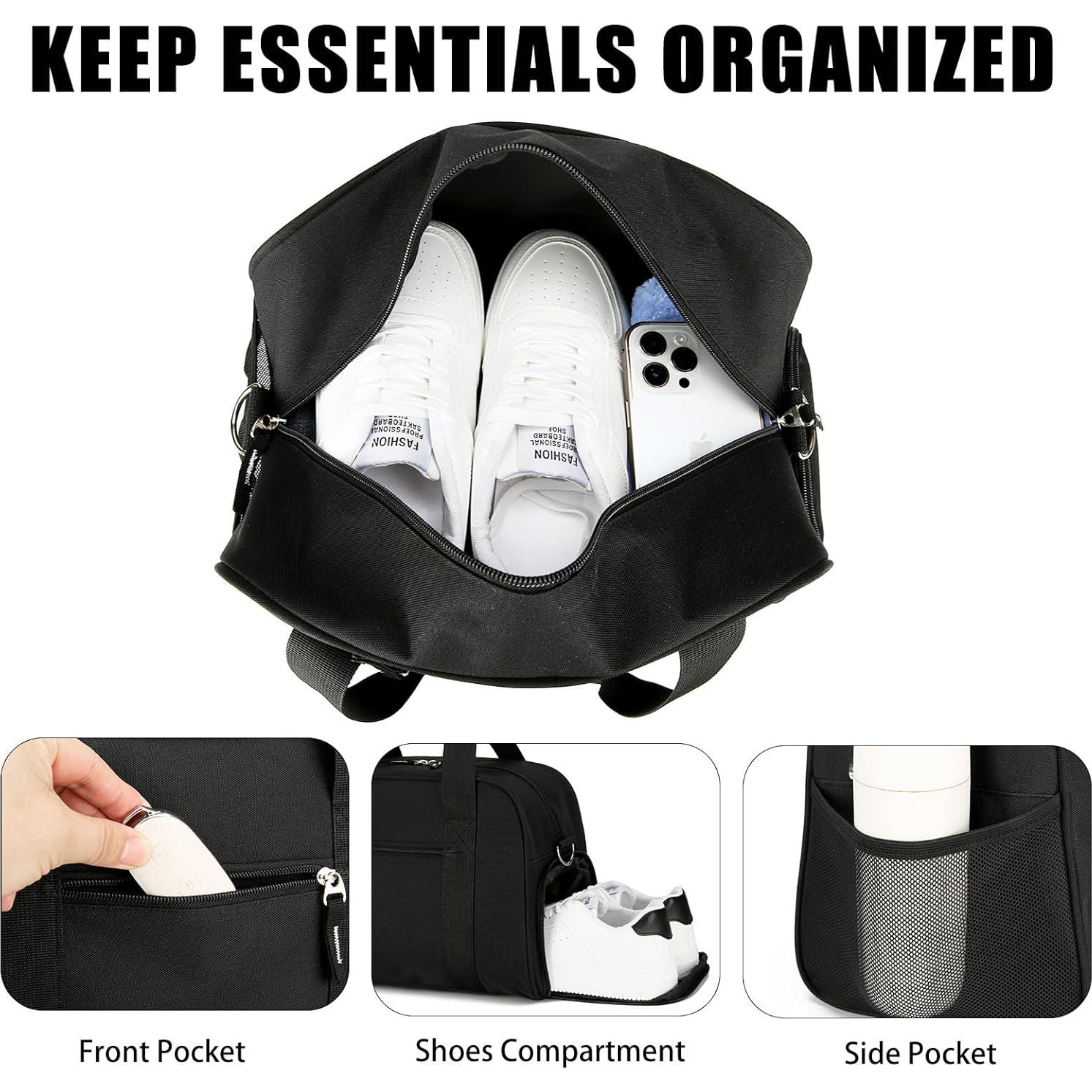 Bolsa de Gimnasio Duffle Mini SeaRock 36x20x25 cm con Compartimento para Zapatos