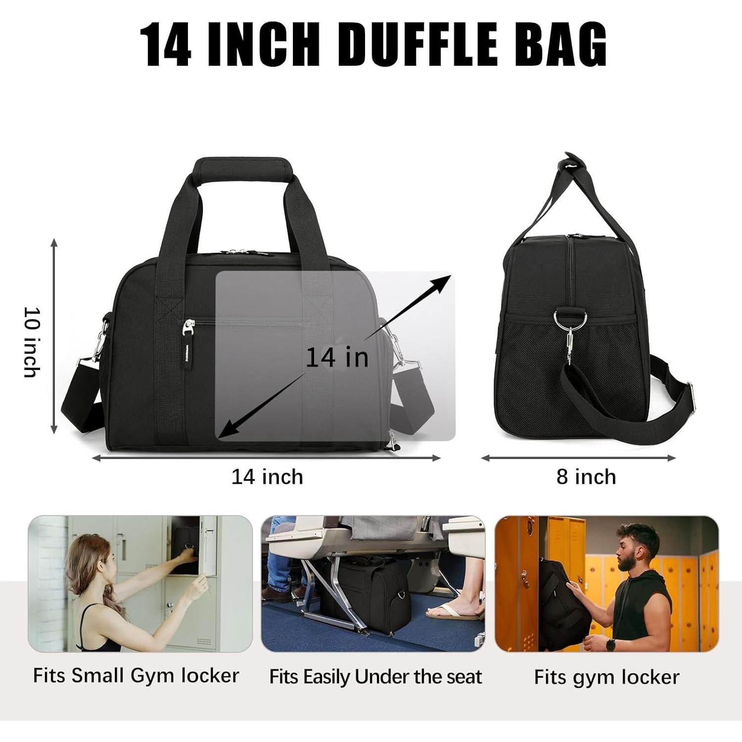 Bolsa de Gimnasio Duffle Mini SeaRock 36x20x25 cm con Compartimento para Zapatos