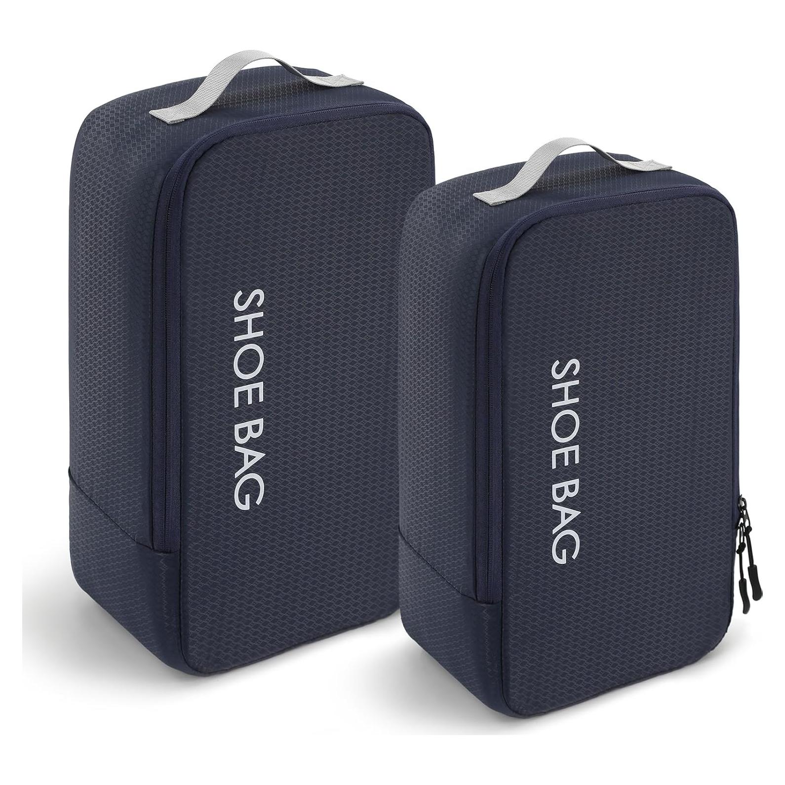 MissBoy Set de 2 Bolsas de Viaje para Zapatos Azul Marino