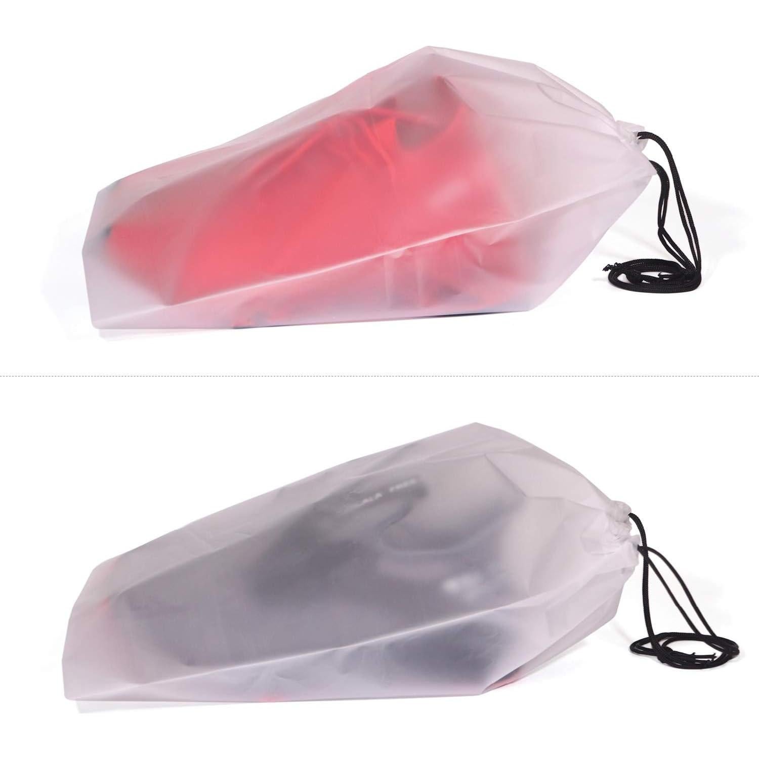 Juego de 12 Bolsas de Zapatos Portátiles Transparentes 32x42cm