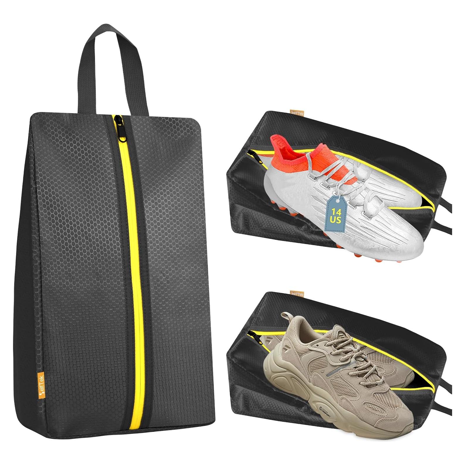 Bolsas para zapatos a prueba de olores SelfTek - Negro