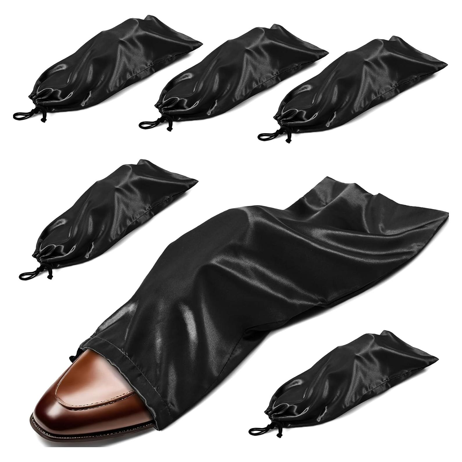 Bolsas de Almacenamiento para Zapatos Ersmak - 6 Piezas de Satén 45x20cm