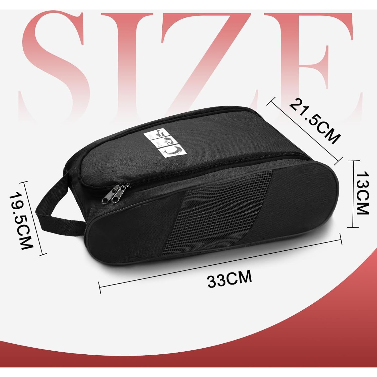 Bolsa Organizadora de Zapatos Ailaka Negra Impermeable 33x20x13cm