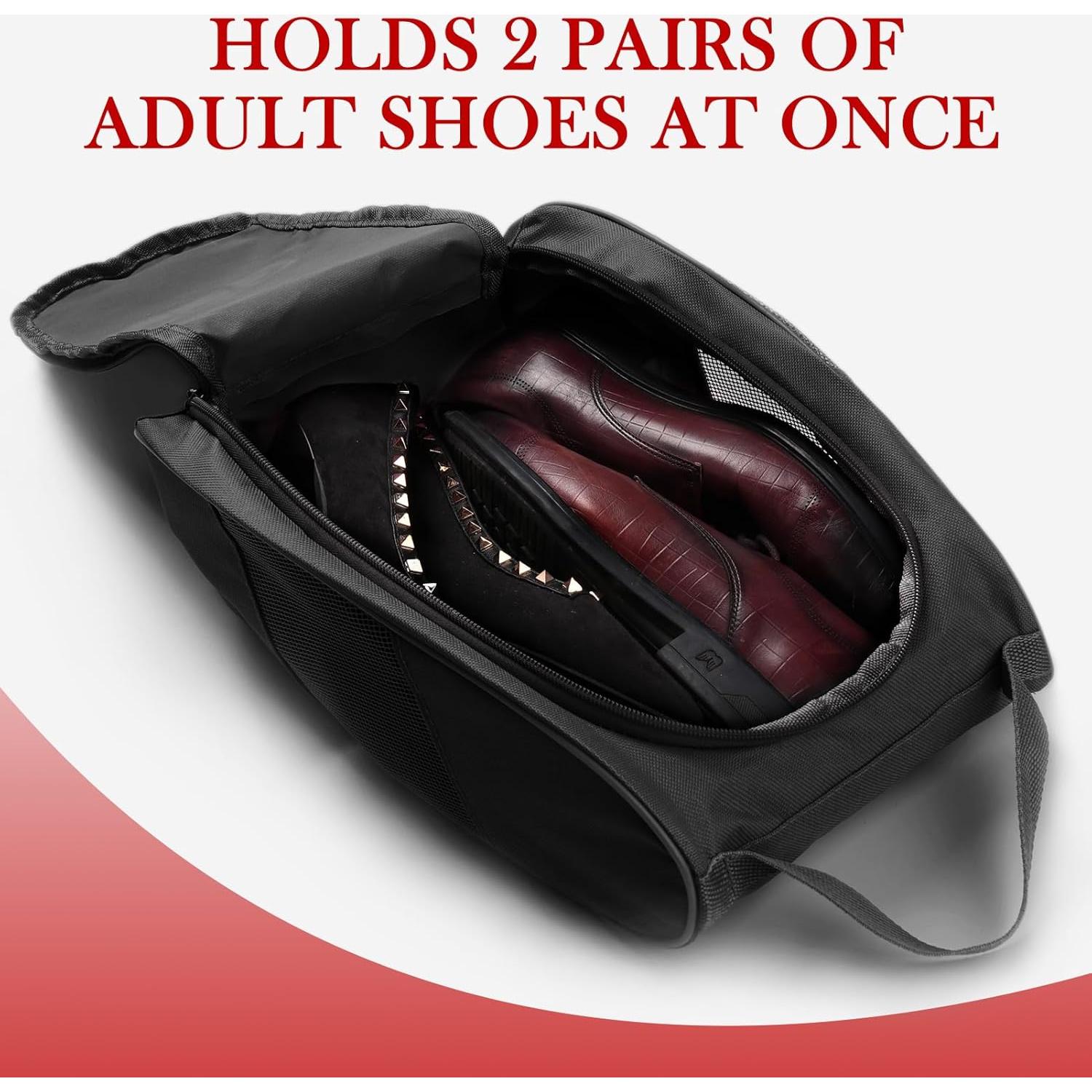 Bolsa Organizadora de Zapatos Ailaka Negra Impermeable 33x20x13cm