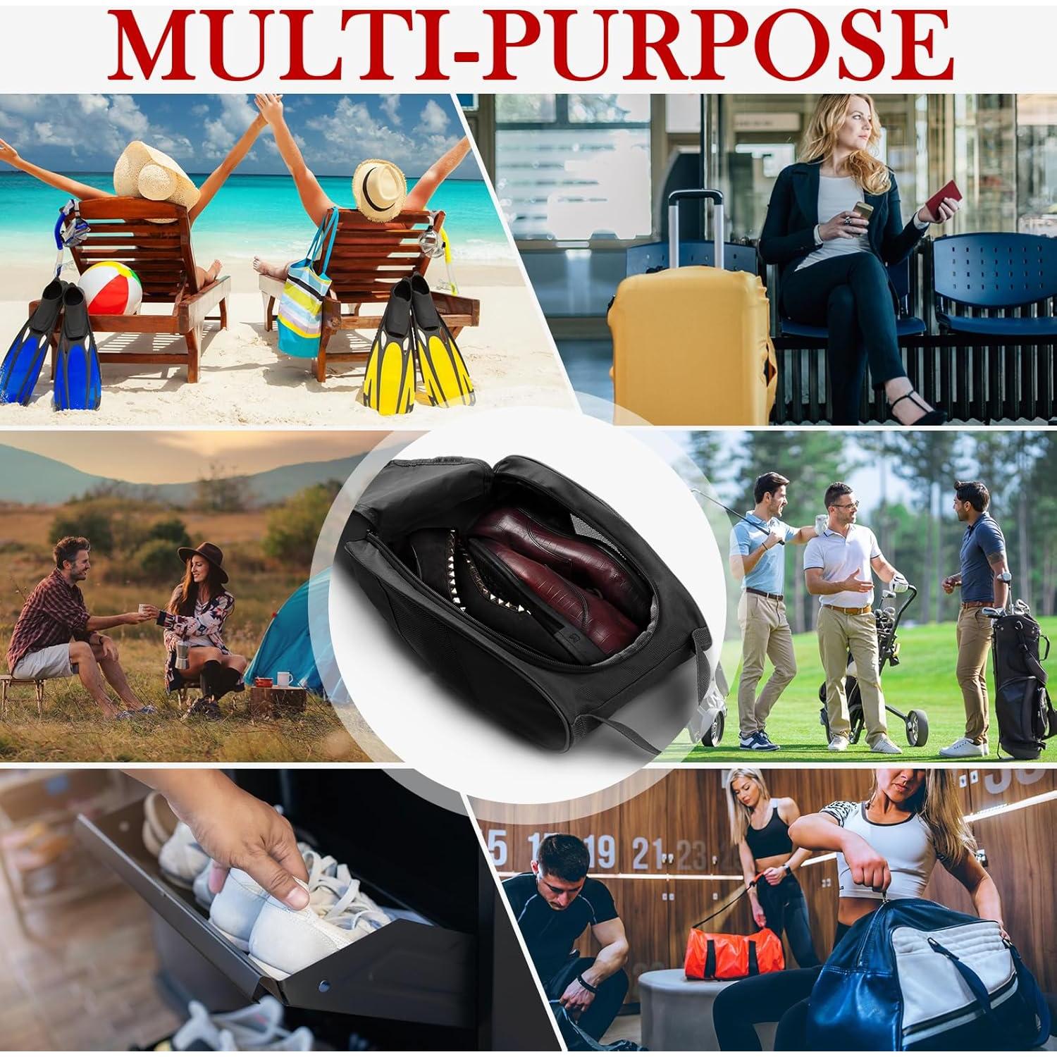 Bolsa Organizadora de Zapatos Ailaka Negra Impermeable 33x20x13cm