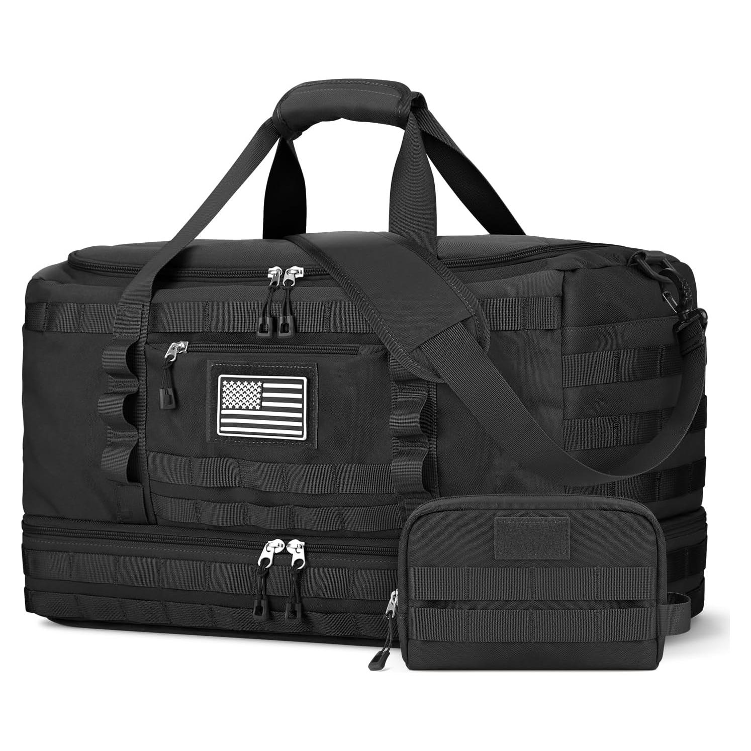 Bolsa de Viaje ETRONIK Táctica 48x22x33cm Negra