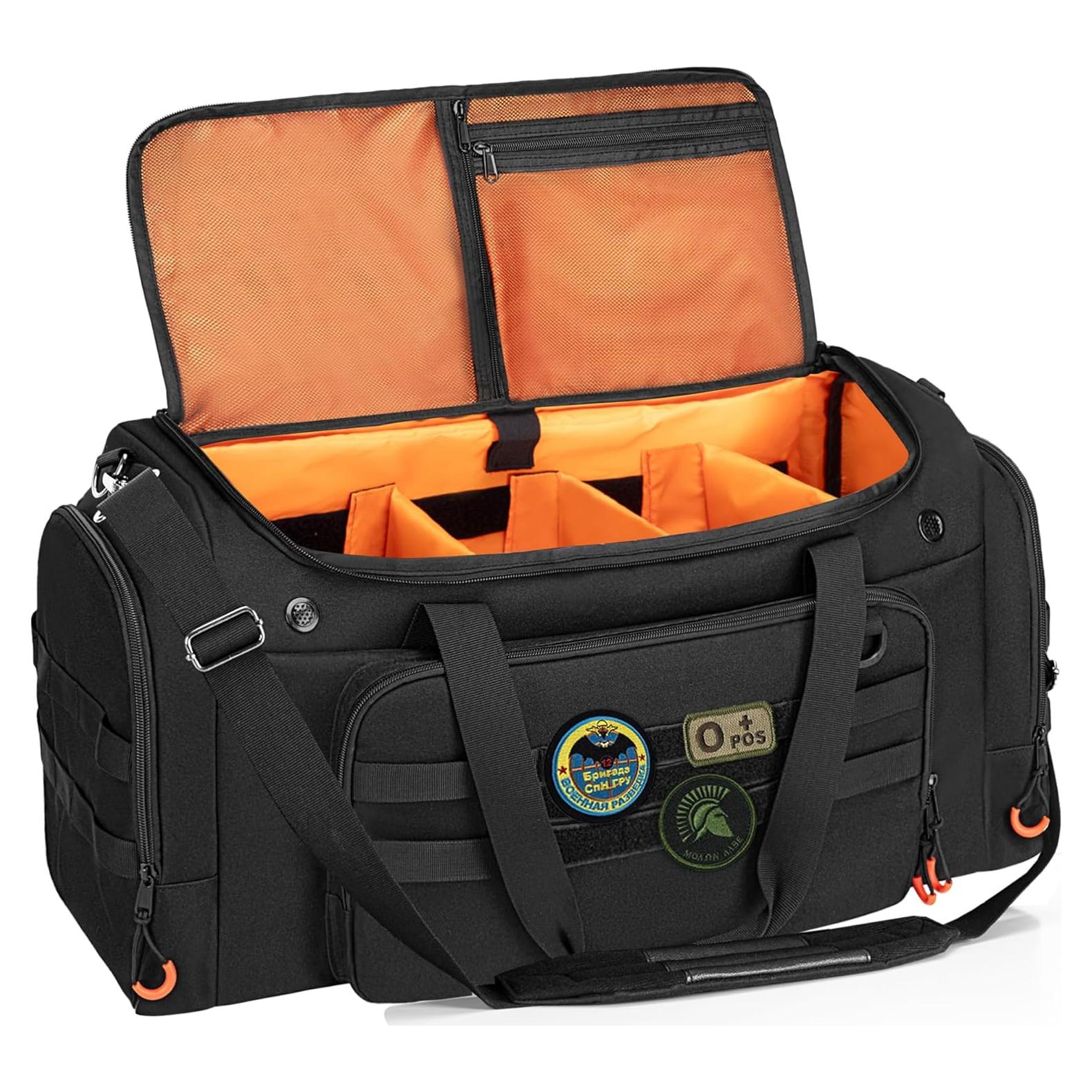 Bolsa Duffle Táctica DSLEAF para 4 Pares de Zapatos 55x30.9cm