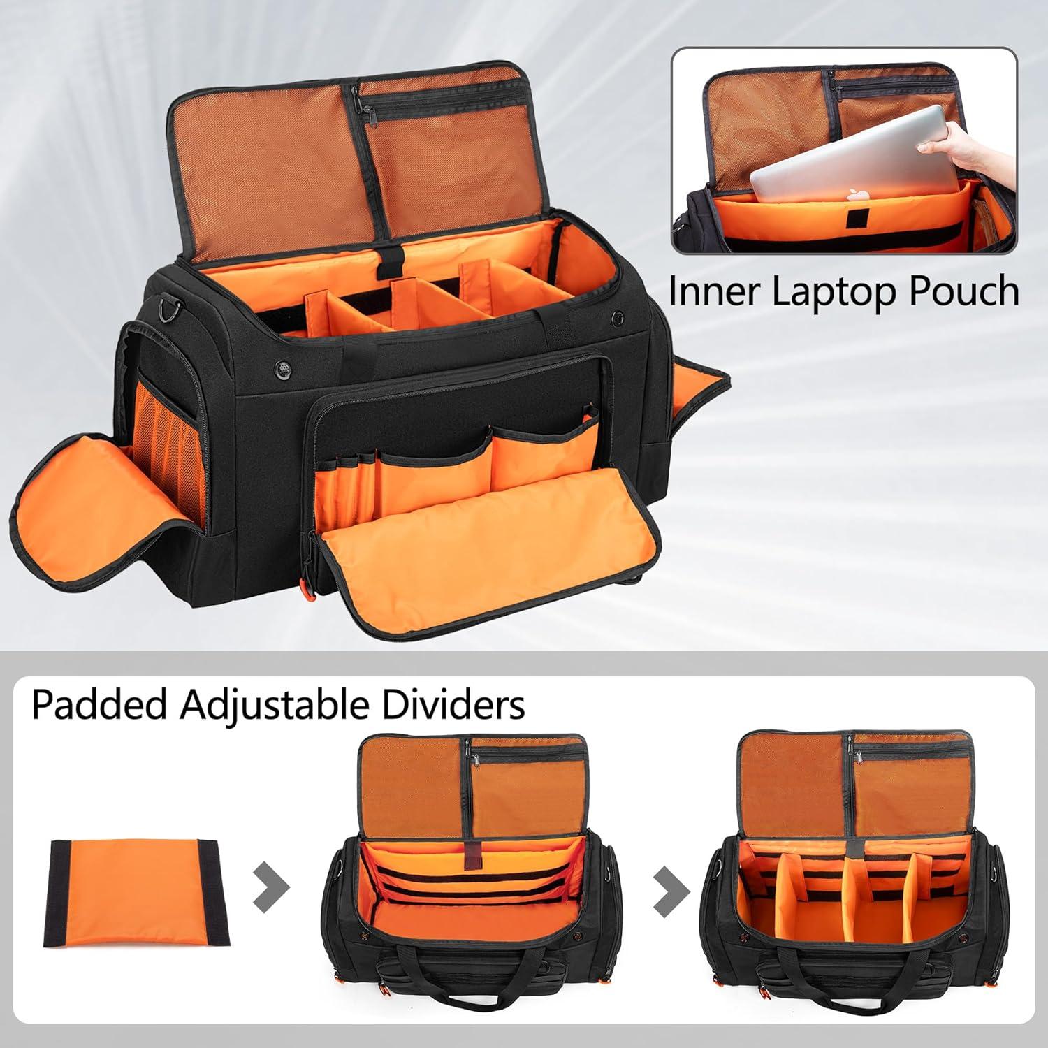 Bolsa Duffle Táctica DSLEAF para 4 Pares de Zapatos 55x30.9cm