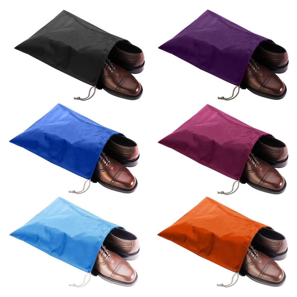 Paquete de 6 bolsas de zapatos FASYACO impermeables 38.4x31cm