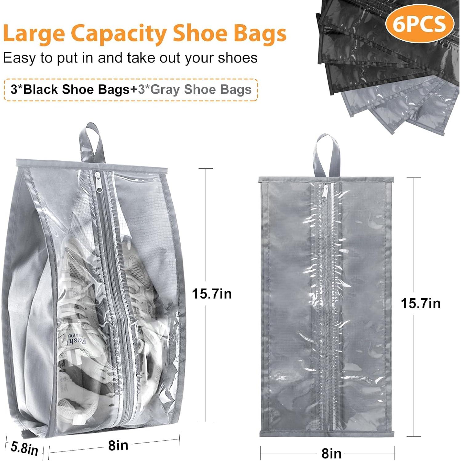 Bolsas de Viaje para Zapatos Organizador 6 Piezas Impermeables