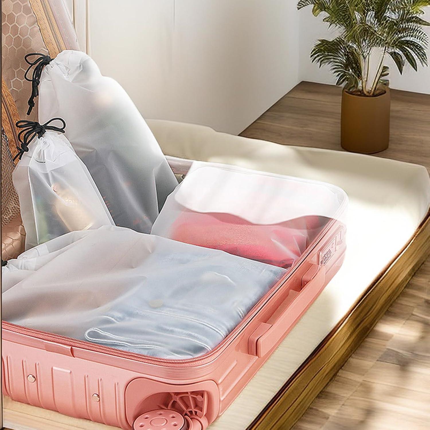 20 Bolsas de Zapatos de Viaje Organizador Transparente 39.9x29.9cm