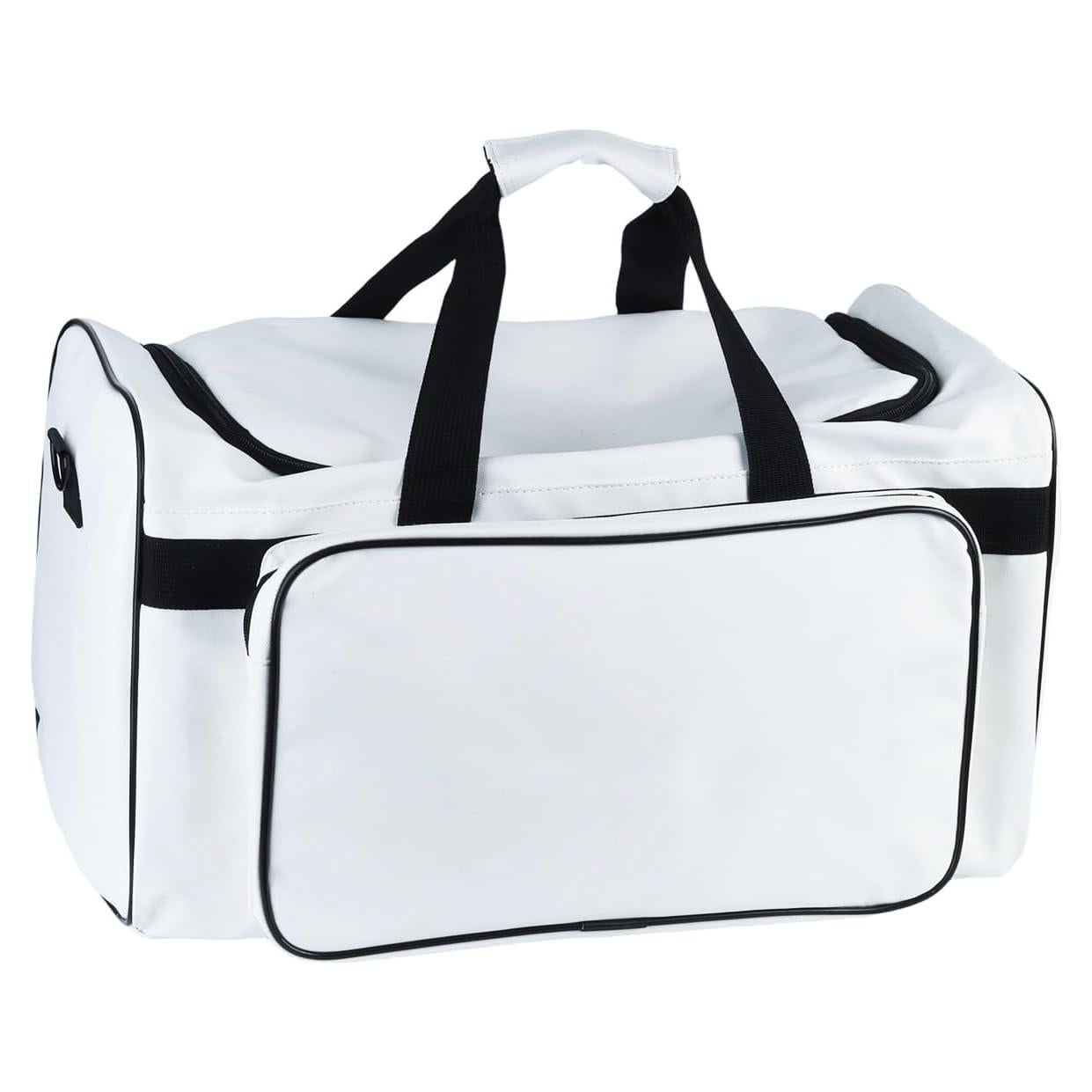 Bolsa de Zapatillas Qiveno 30L con Divisores Ajustables - Blanca