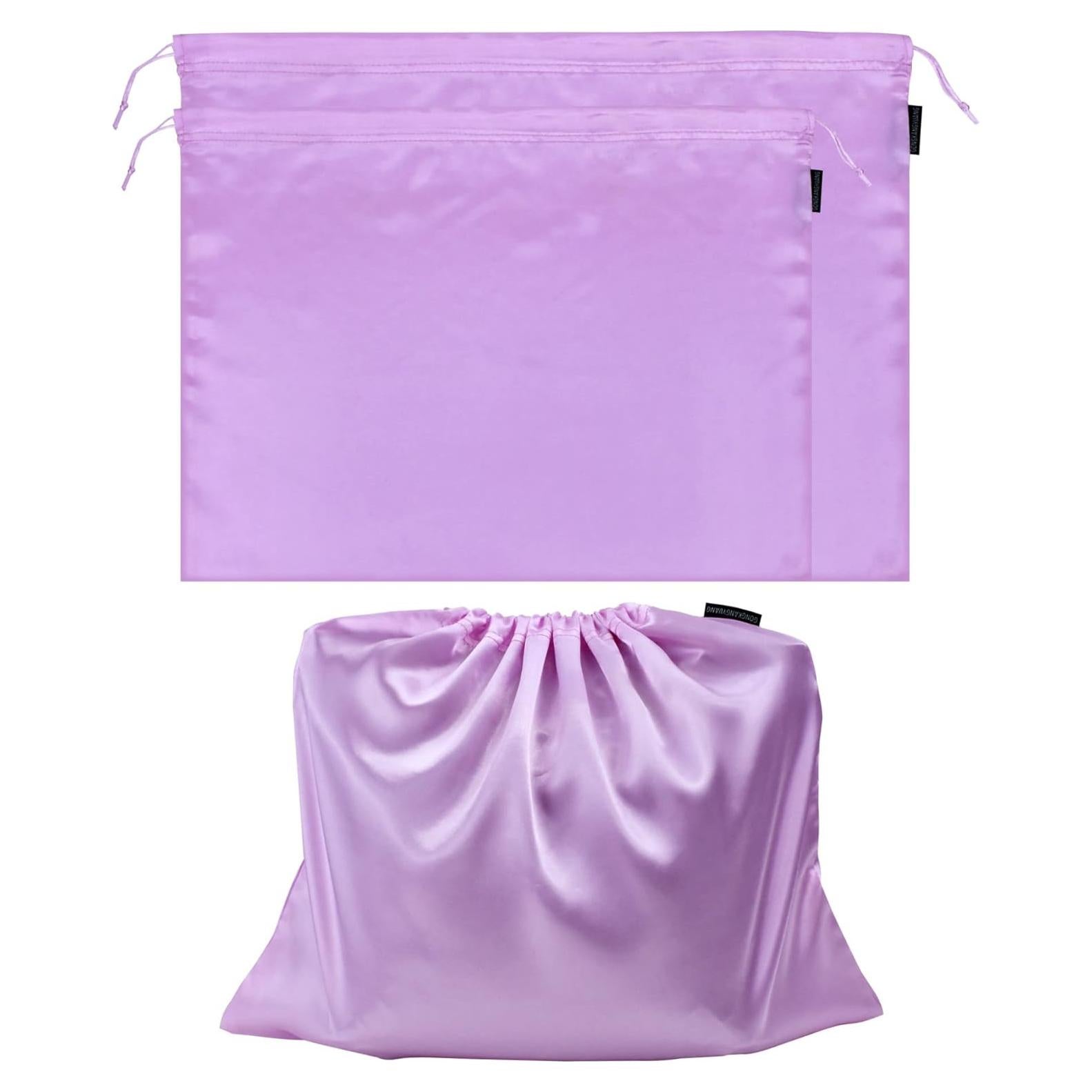 Paquete de 2 Bolsas de Polvo GONGKANGYUAN para Carteras Púrpura