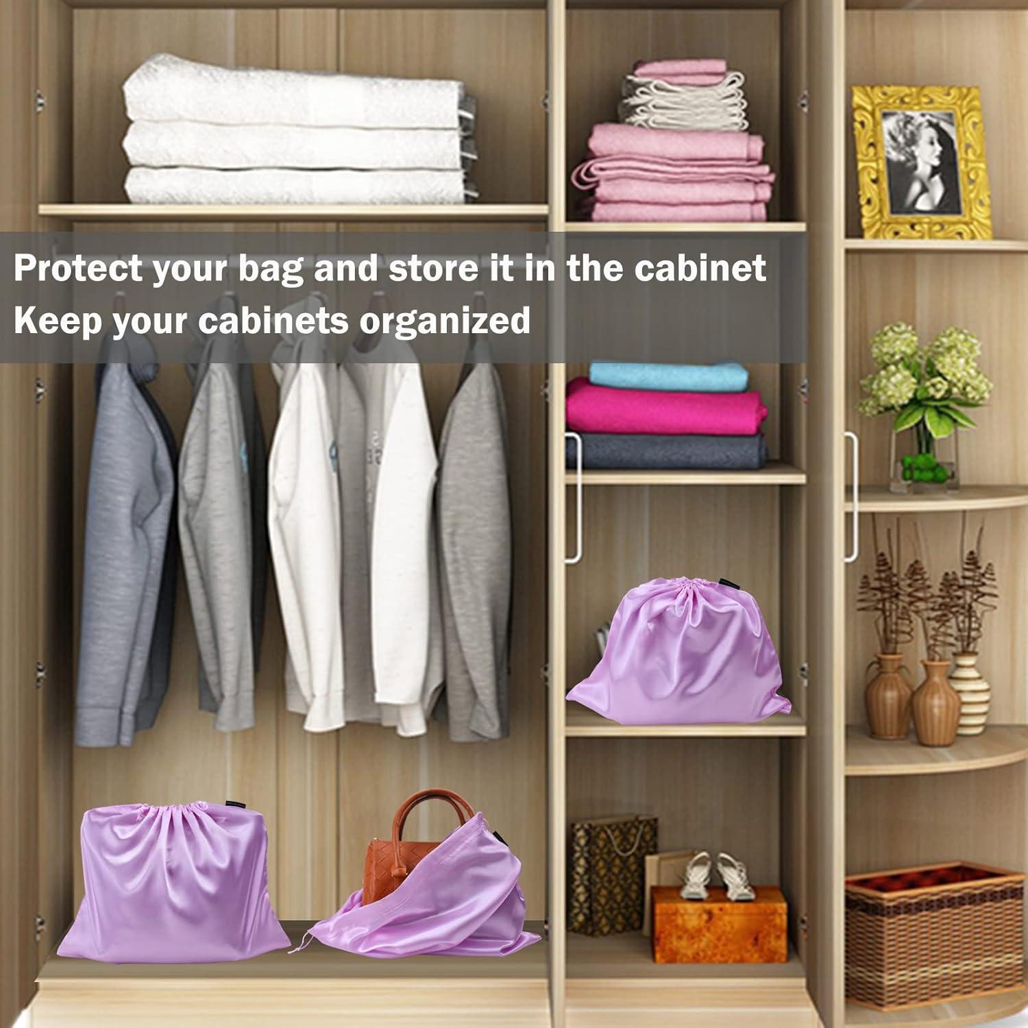 Paquete de 2 Bolsas de Polvo GONGKANGYUAN para Carteras Púrpura