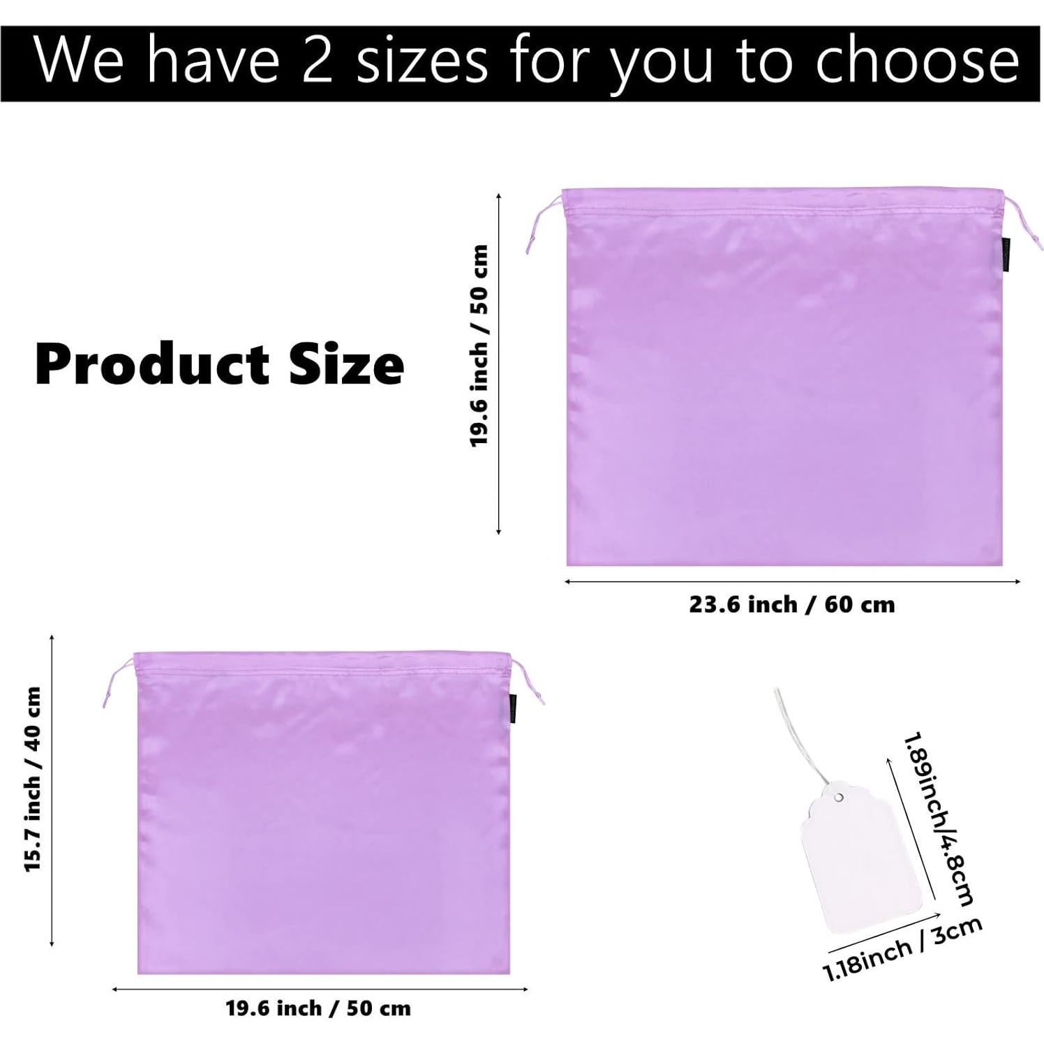 Paquete de 2 Bolsas de Polvo GONGKANGYUAN para Carteras Púrpura
