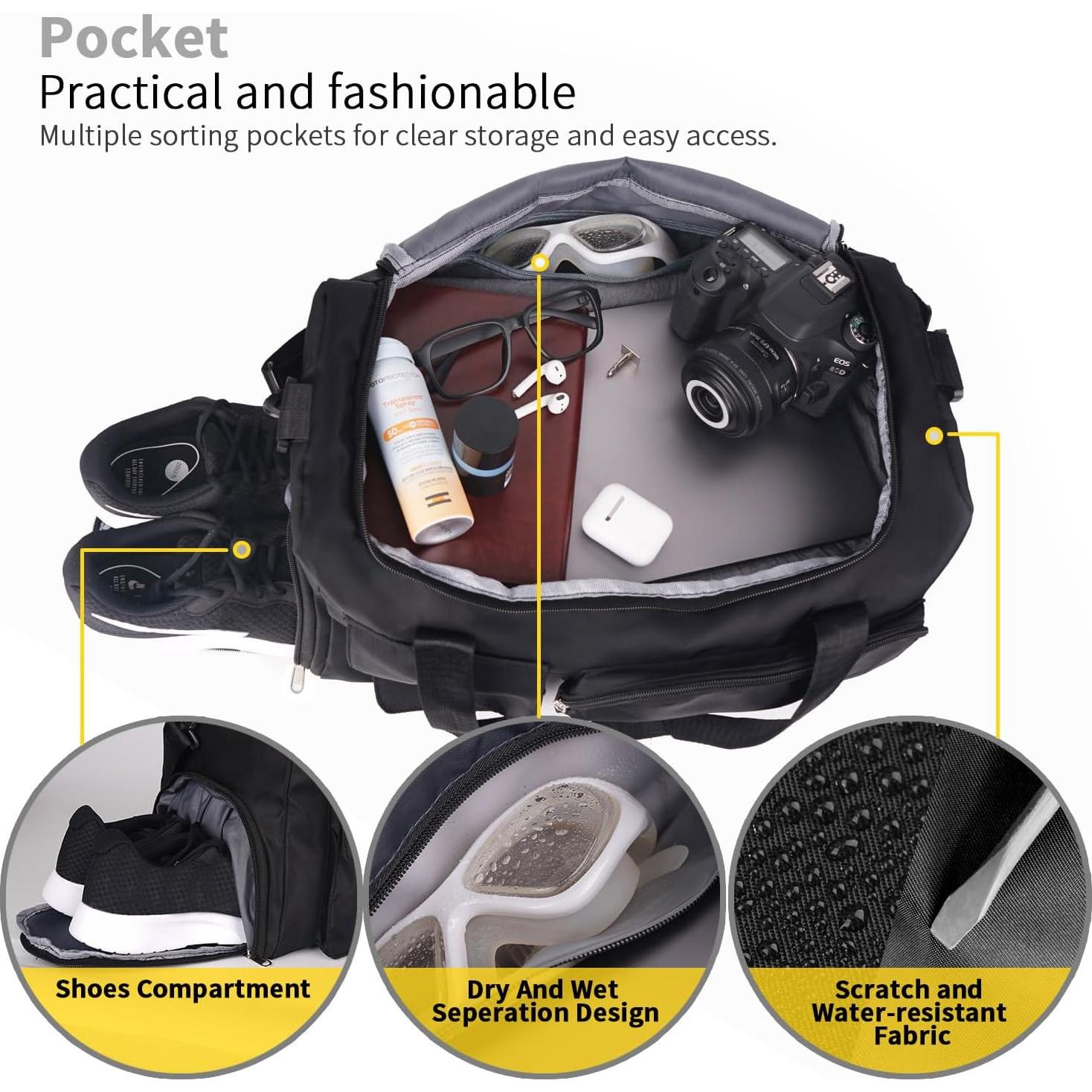 Bolsa de Deporte FIORETTO para Mujeres 37L con Compartimento