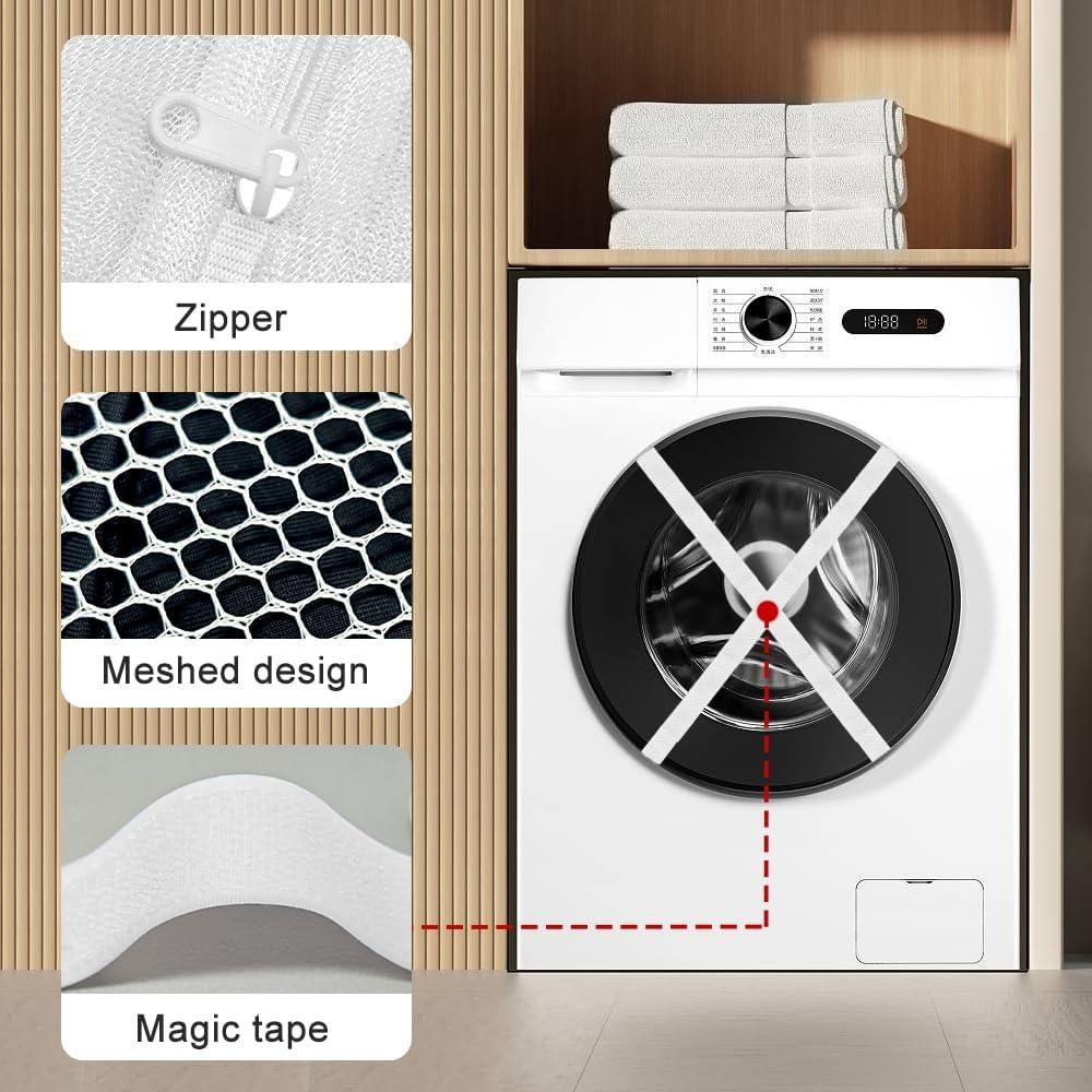 2 Bolsas de Lavado para Zapatos NEW NOAM - Malla 38x42 cm