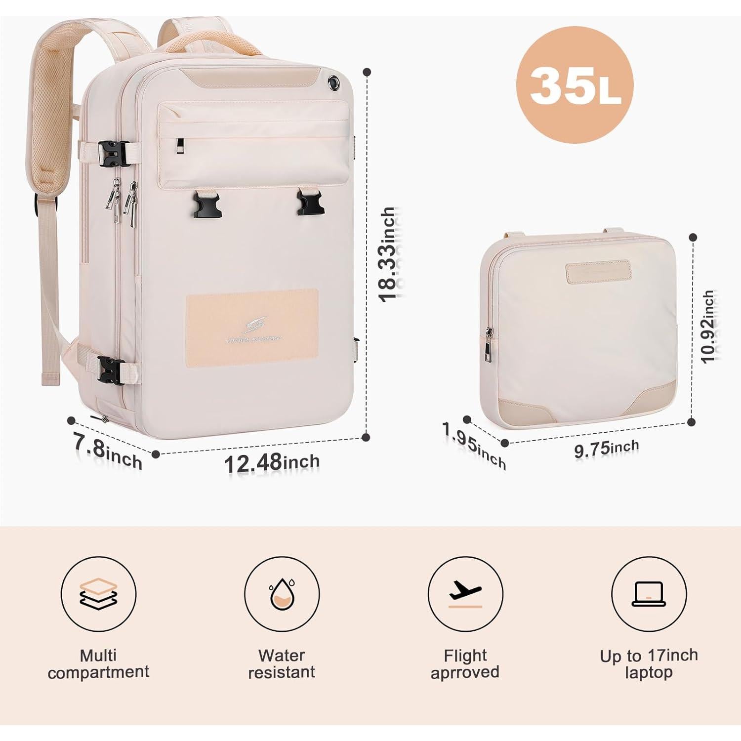 Mochila de Viaje Maelstrom 35L Impermeable para Portátil 17"