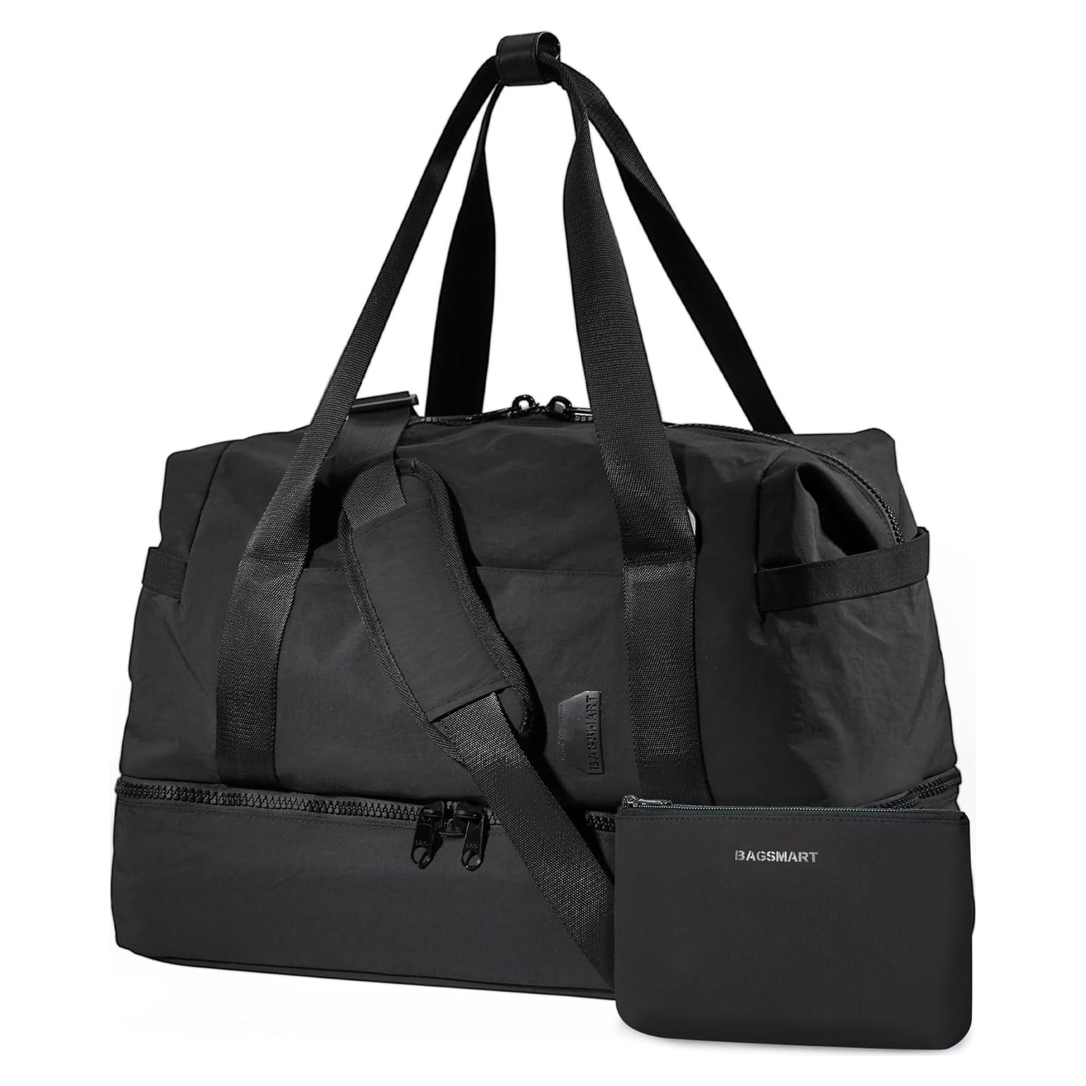 Bolsa de viaje BAGSMART para mujeres 37L con compartimento para zapatos