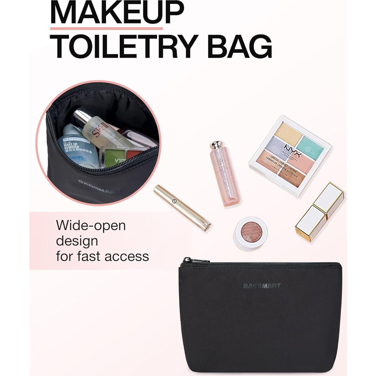 Bolsa de viaje BAGSMART para mujeres 37L con compartimento para zapatos