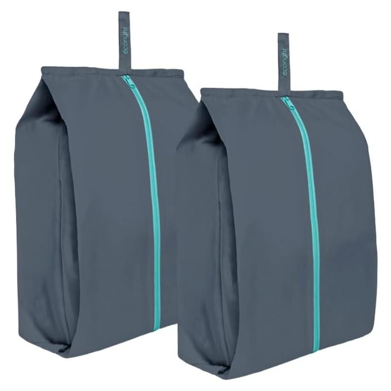 Bolsas para zapatos Ecoright, set de 2, 100% recicladas, 25x43cm