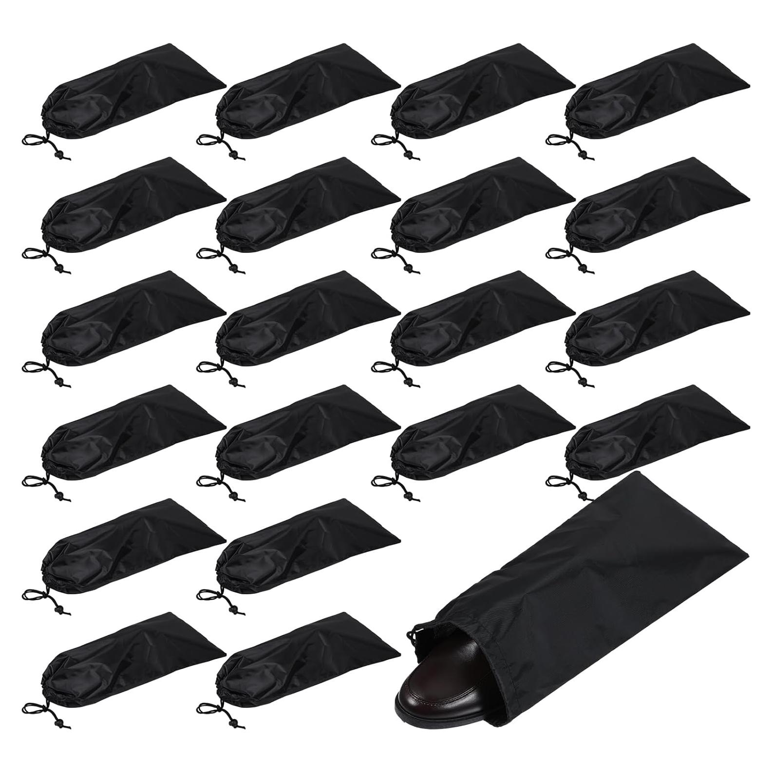 Paquete de 20 bolsas para zapatos Tolare 45x20 cm negras